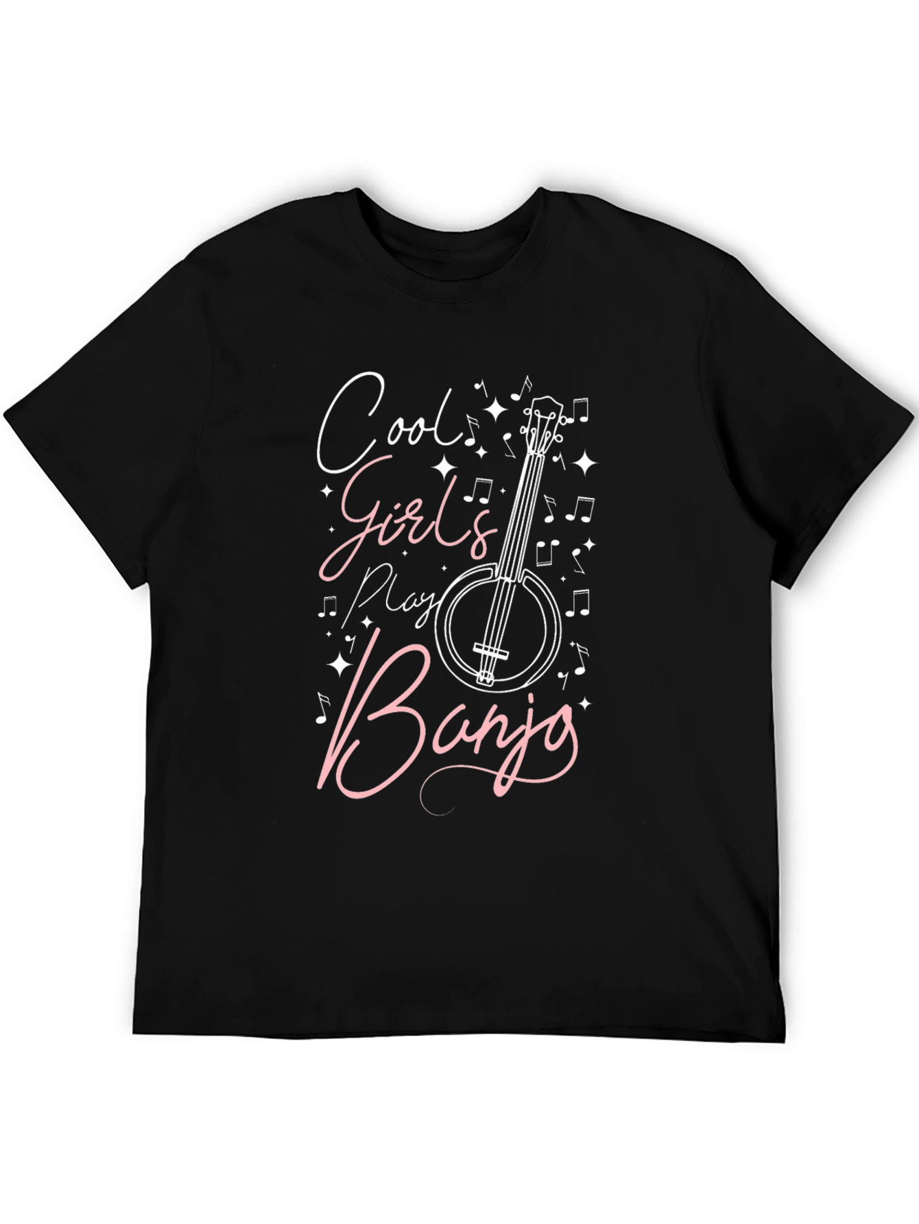 Cool Girls Play Banjo Graphic Tee