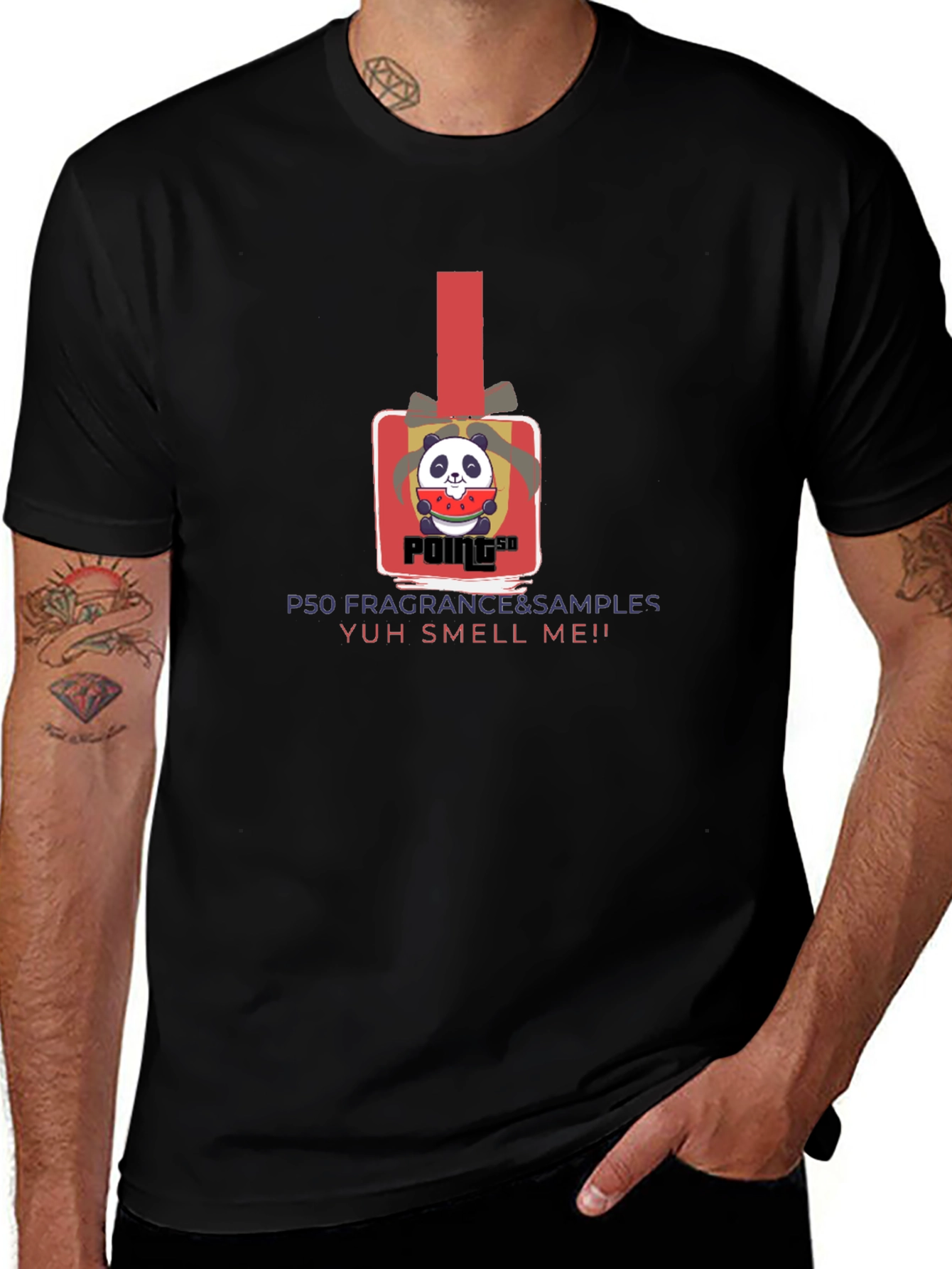 P50 Fragrance & Samples T-Shirt - Yuh Smell Me!!