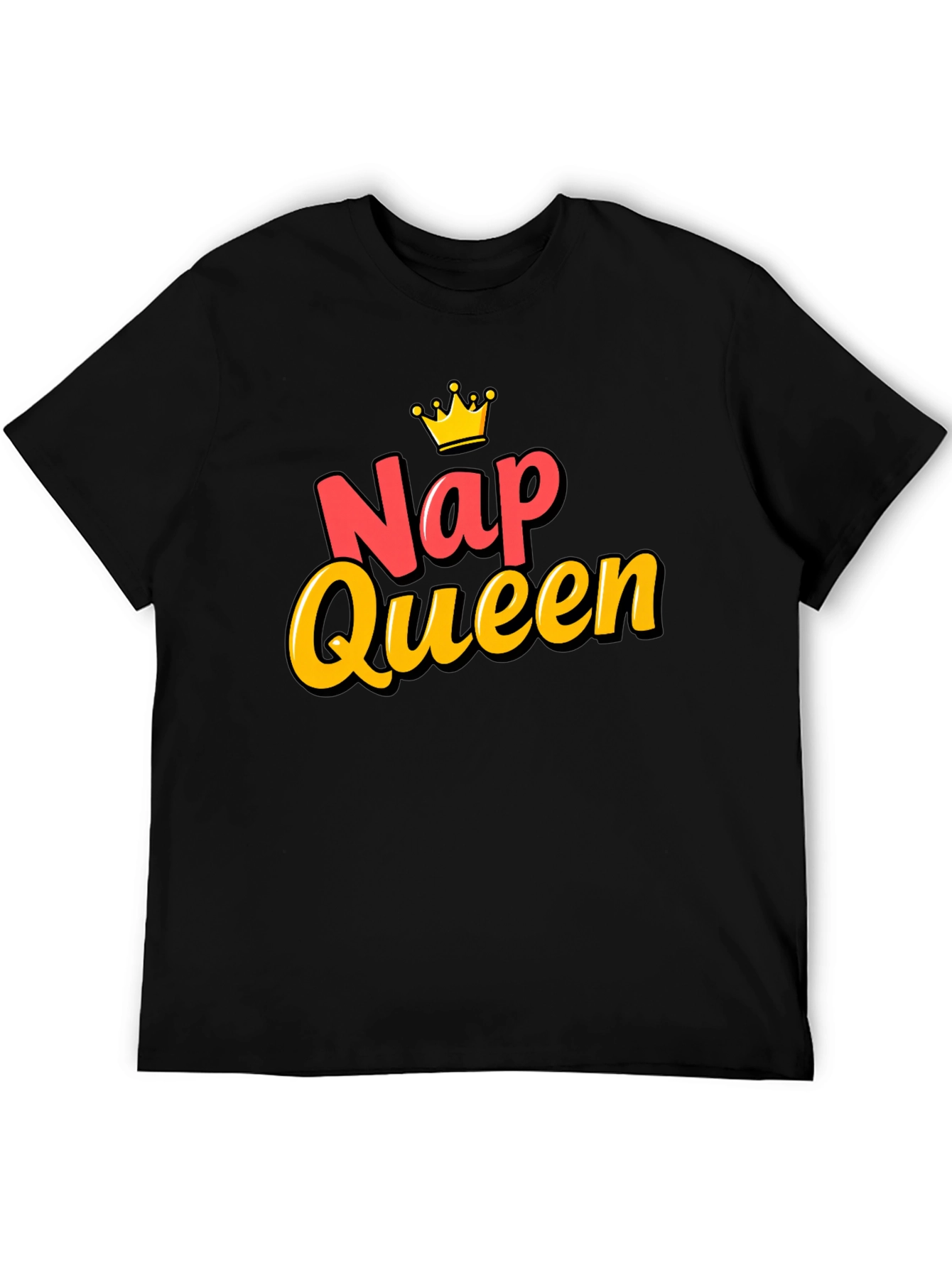 Nap Queen Black Graphic T-Shirt
