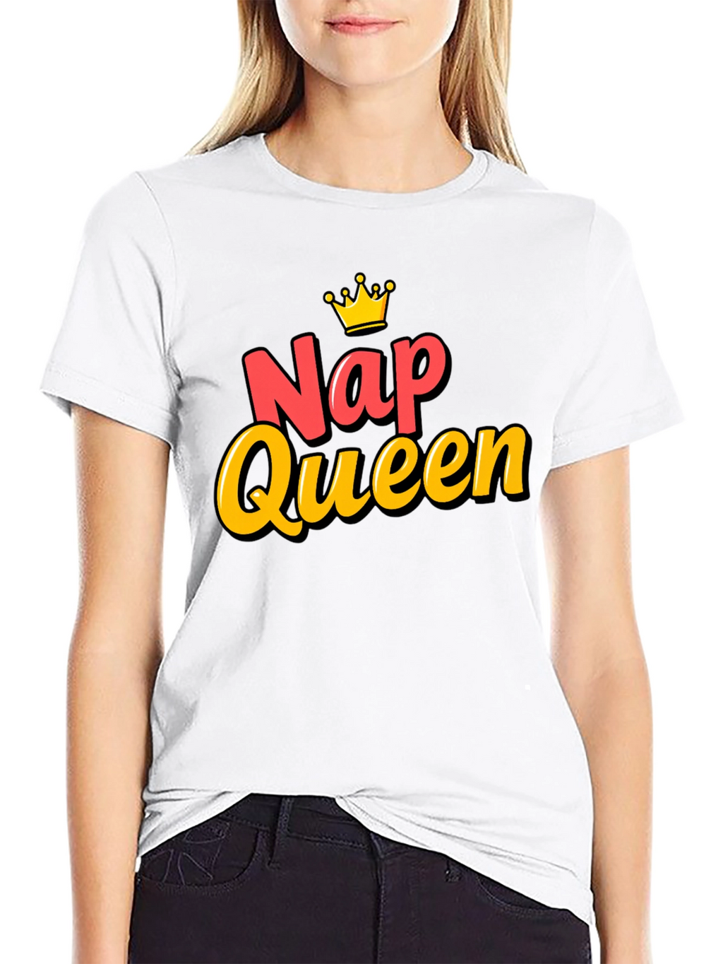 Nap Queen Black Graphic T-Shirt
