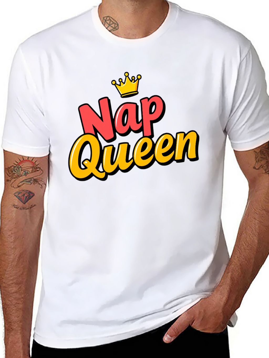 Nap Queen Black Graphic T-Shirt