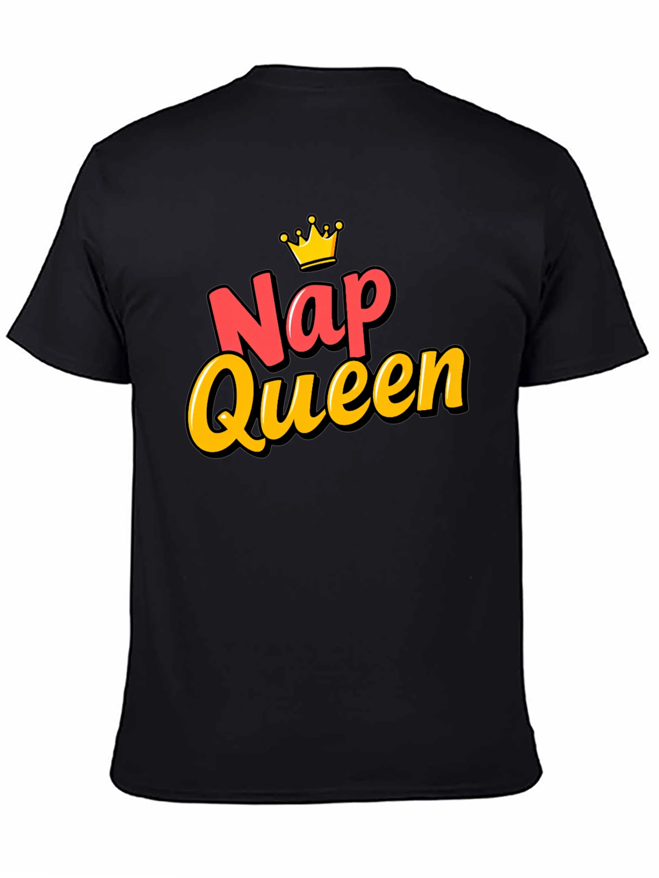 Nap Queen Black Graphic T-Shirt