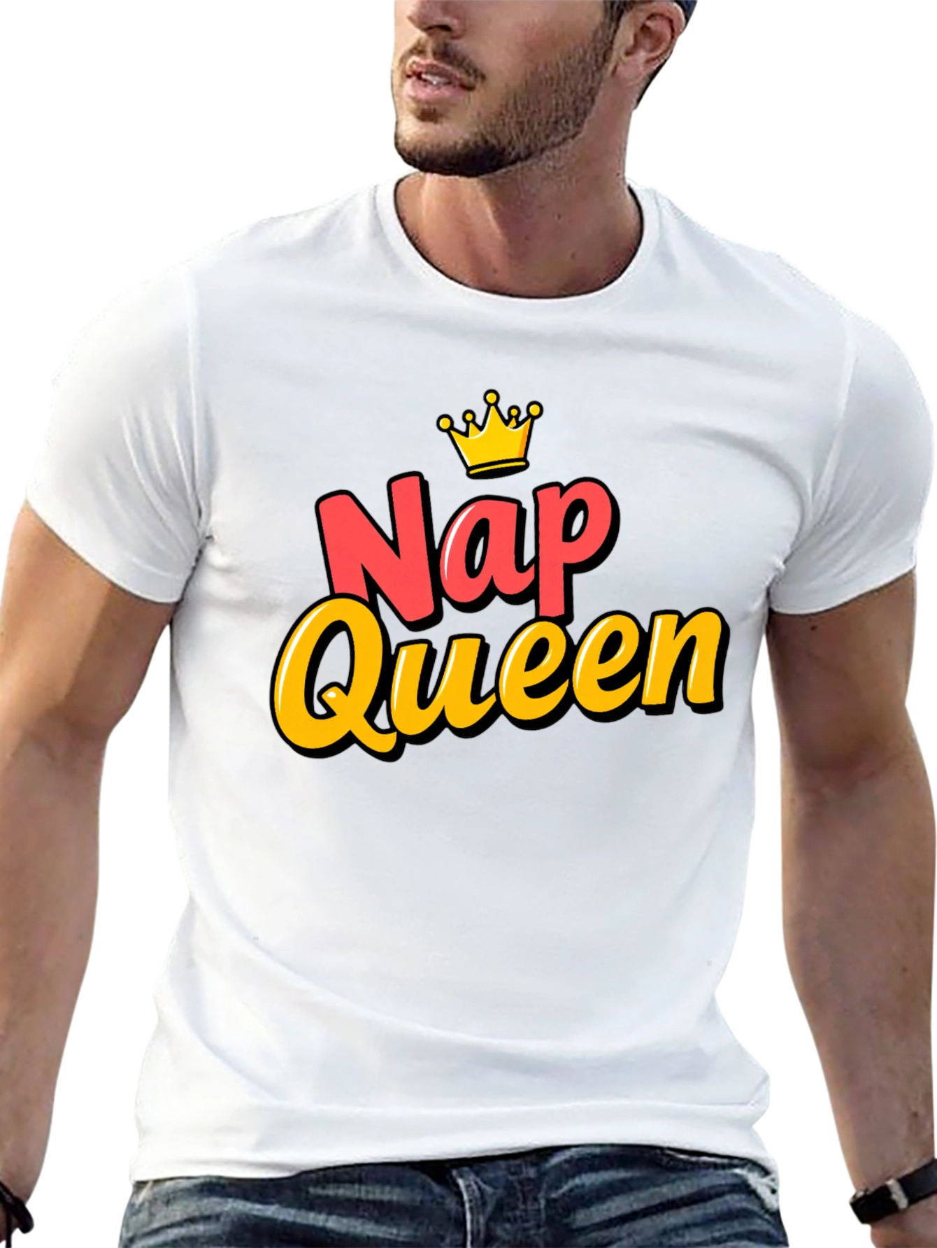 Nap Queen Black Graphic T-Shirt