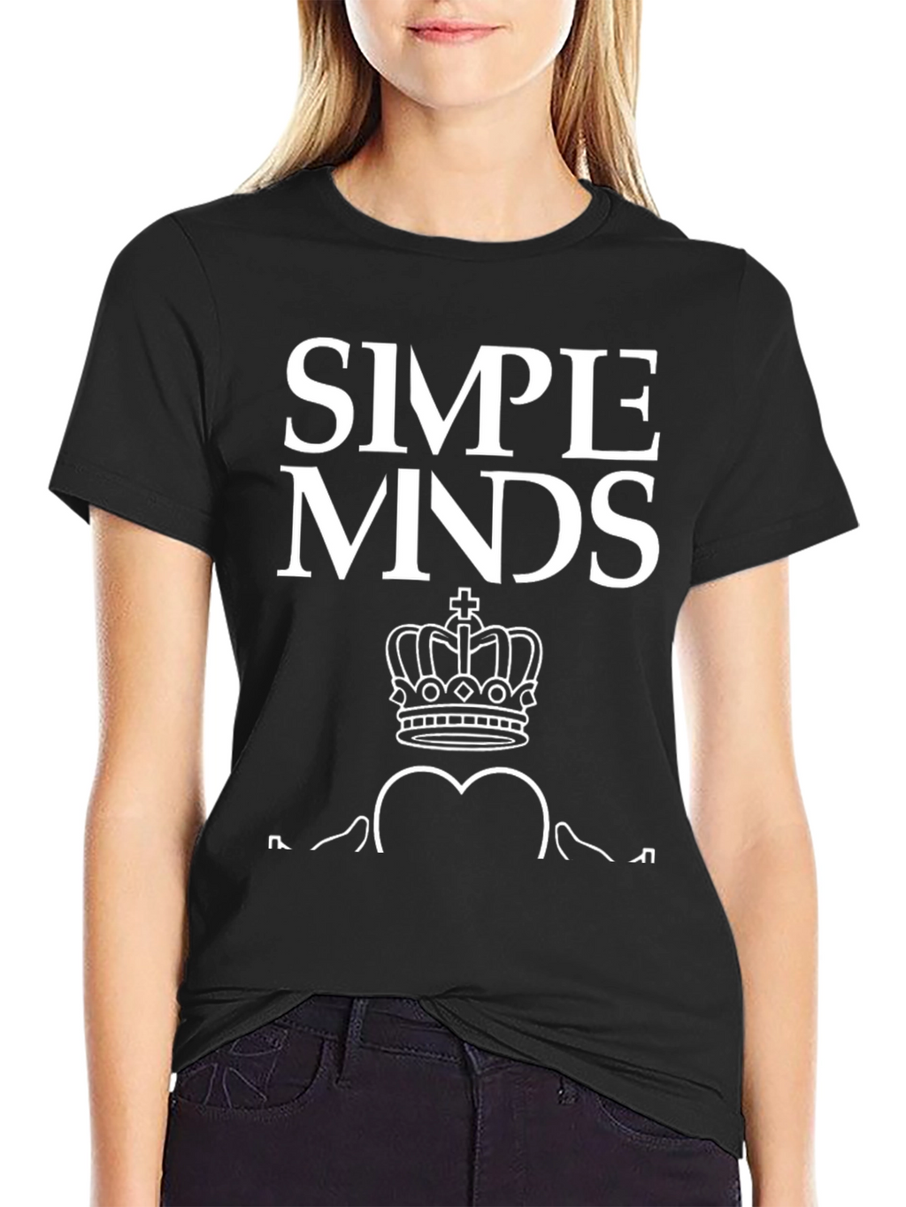 Simple Minds Graphic Black T-Shirt