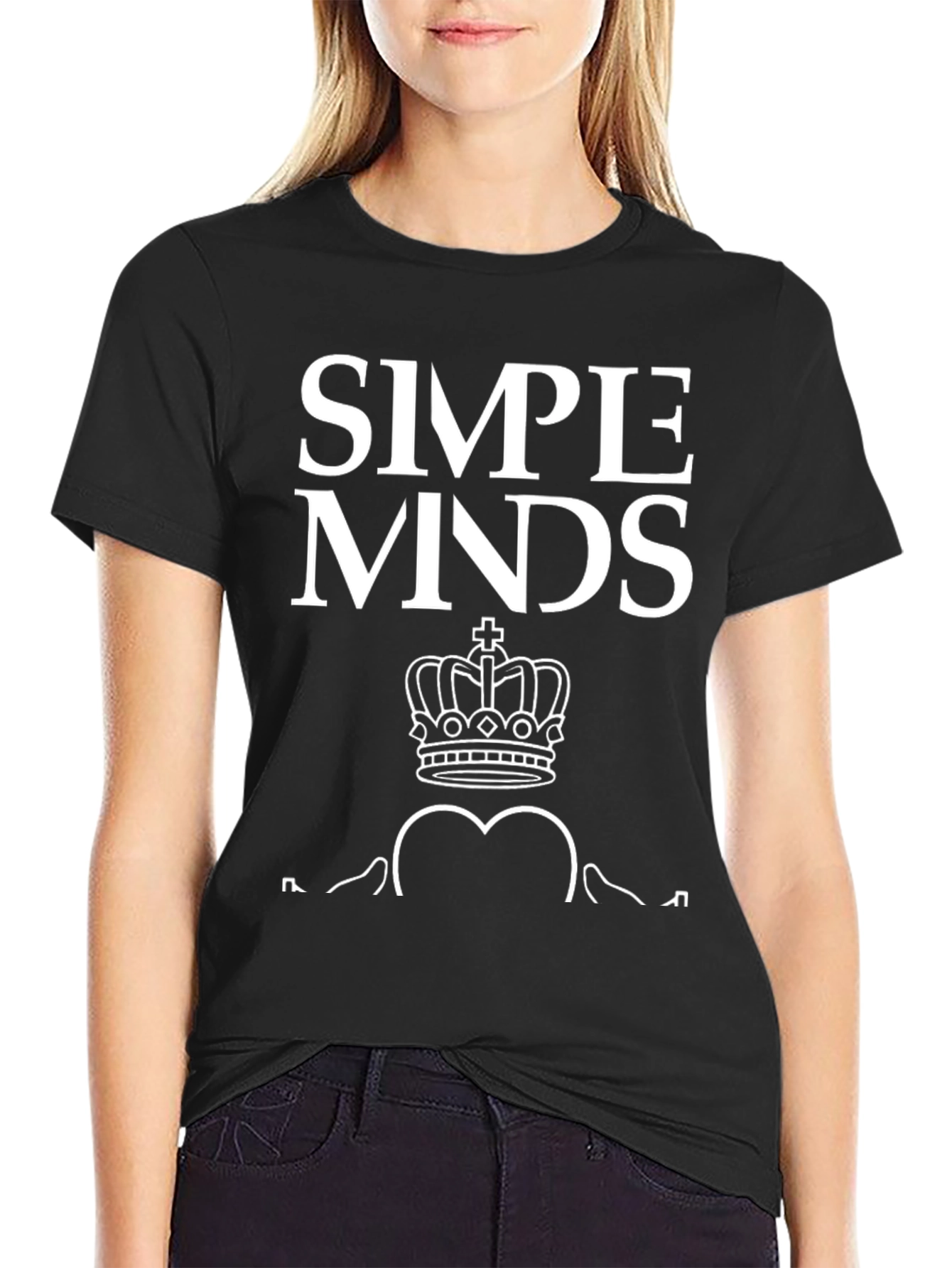 Simple Minds Graphic Black T-Shirt