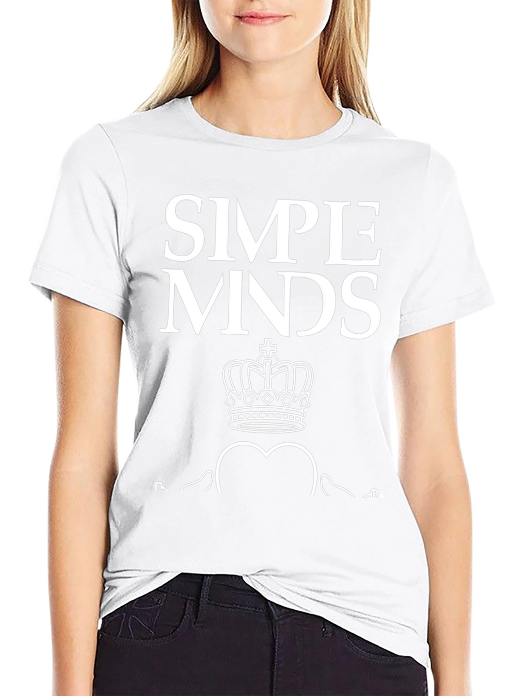 Simple Minds Graphic Black T-Shirt