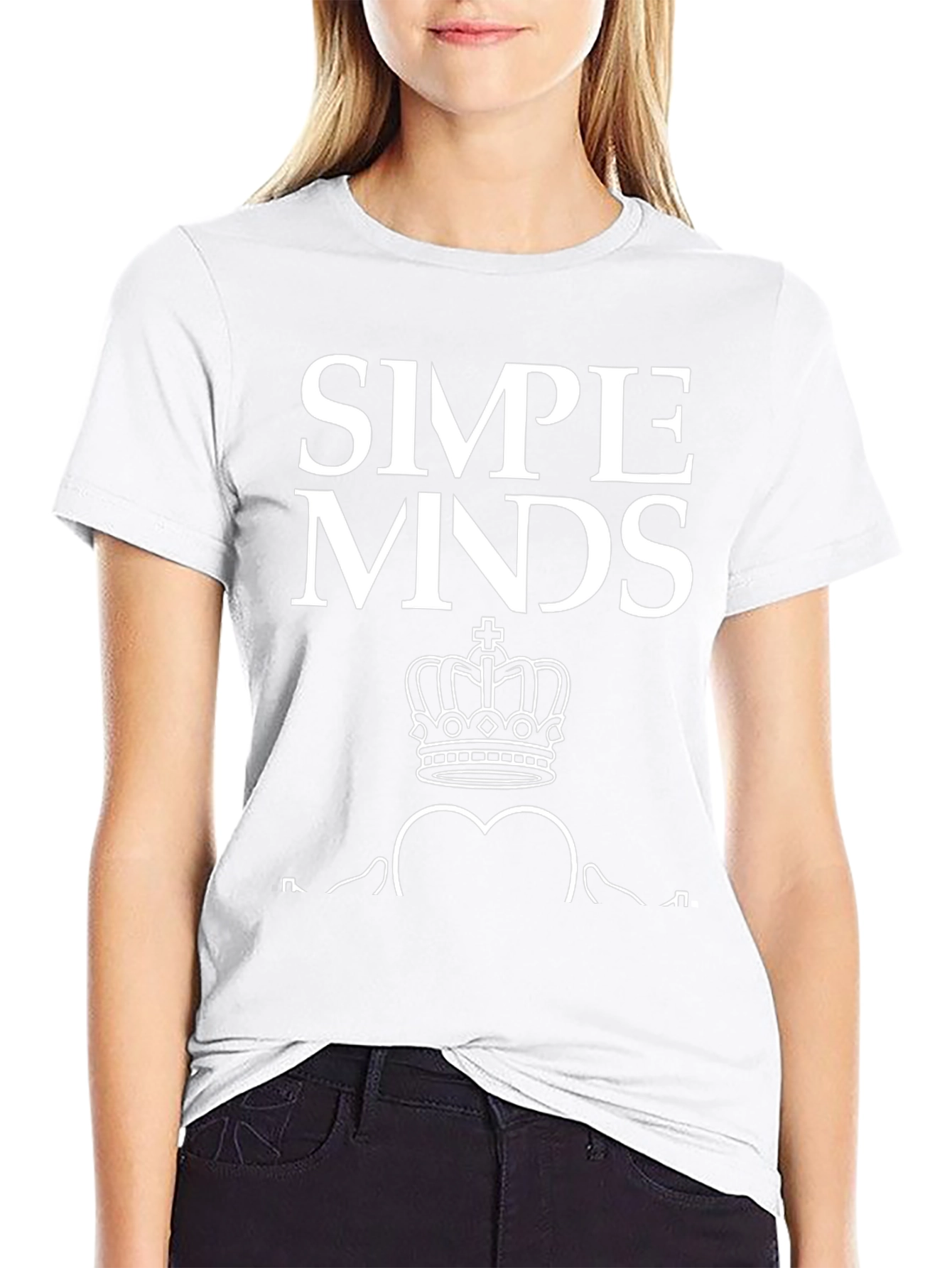 Simple Minds Graphic Black T-Shirt
