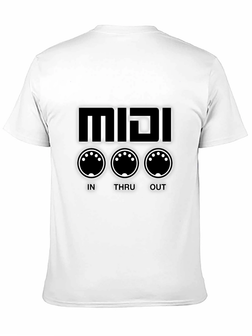 MIDI Synth Black T-Shirt - Music Production Tee