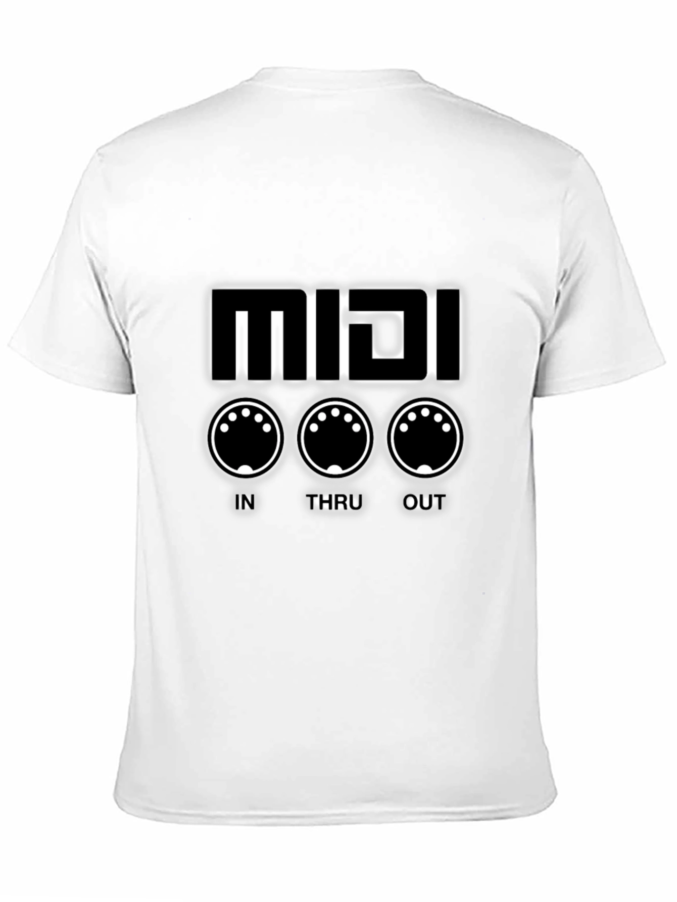 MIDI Synth Black T-Shirt - Music Production Tee