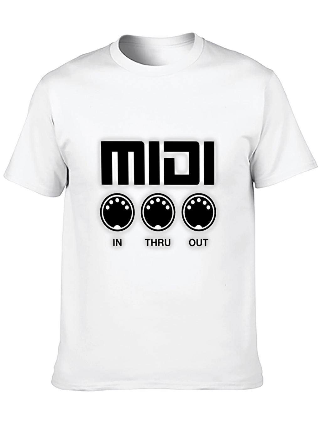 MIDI Synth Black T-Shirt - Music Production Tee