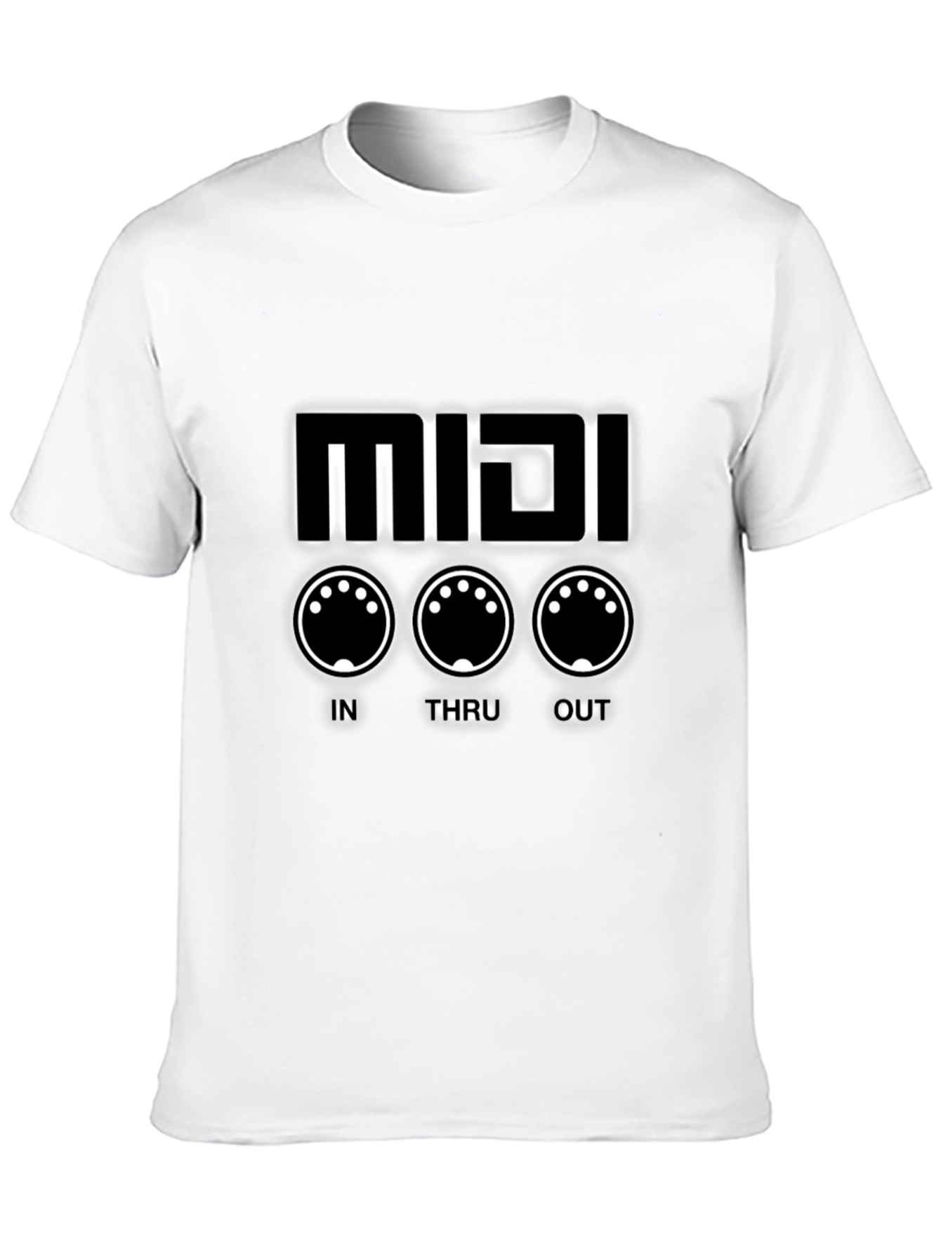 MIDI Synth Black T-Shirt - Music Production Tee