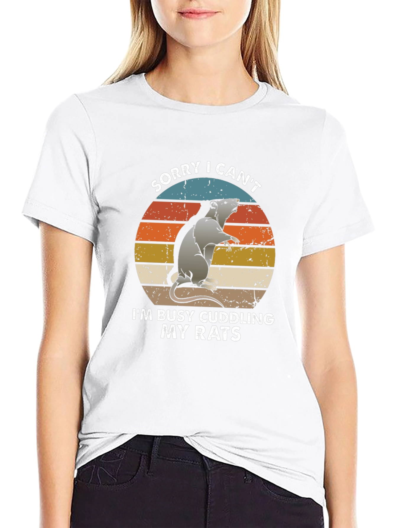 Sorry I Cant Cuddling My Rats T-Shirt