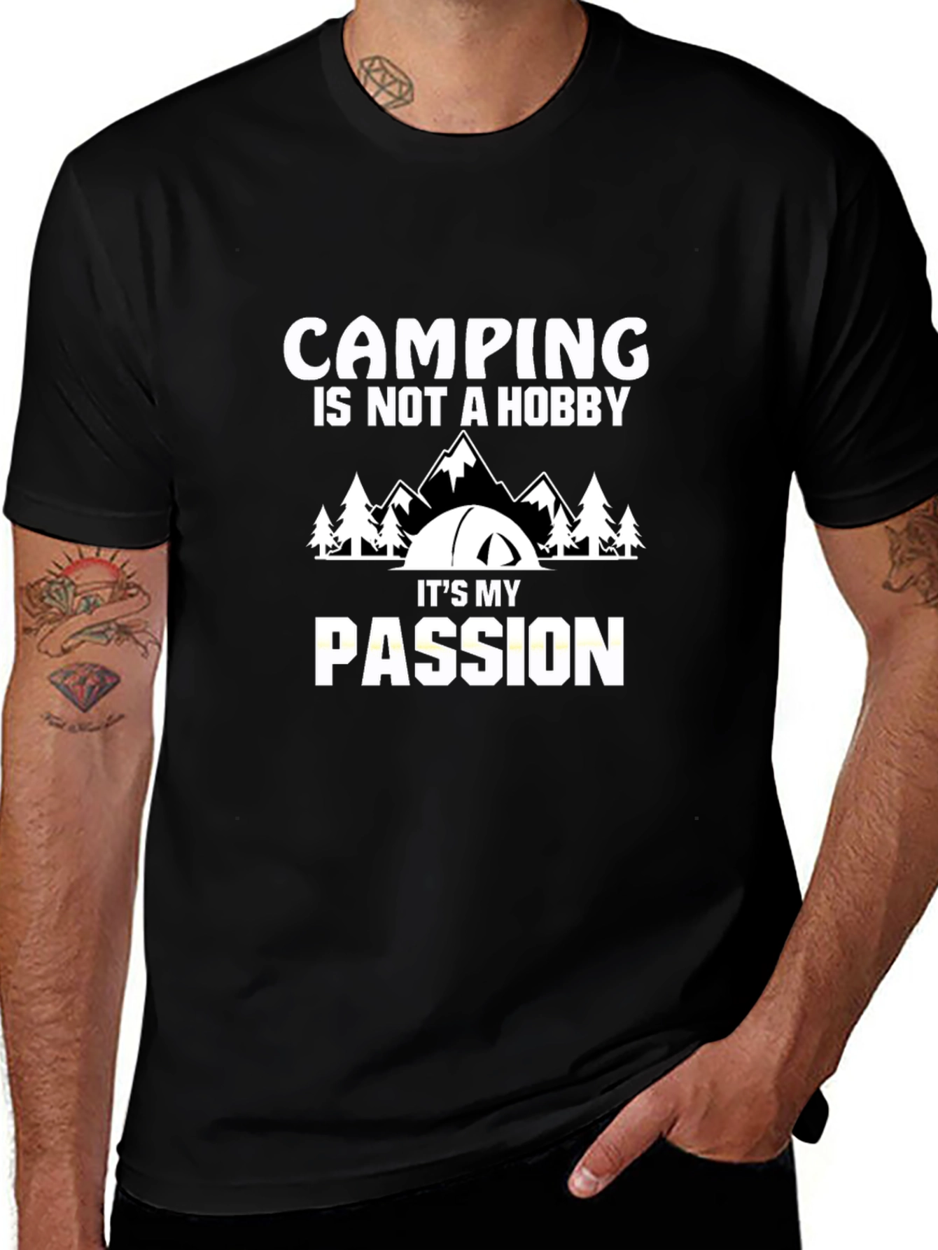 Camping is My Passion Graphic Tee