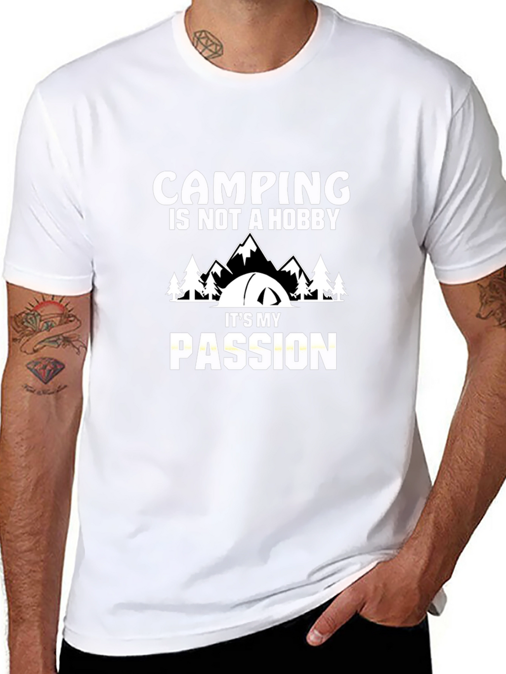 Camping is My Passion Graphic Tee