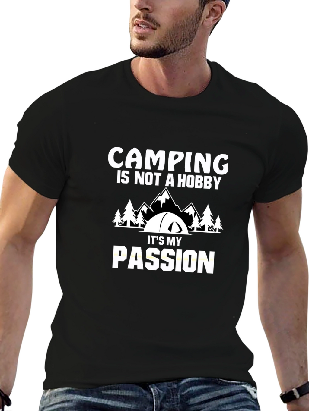 Camping is My Passion Graphic Tee