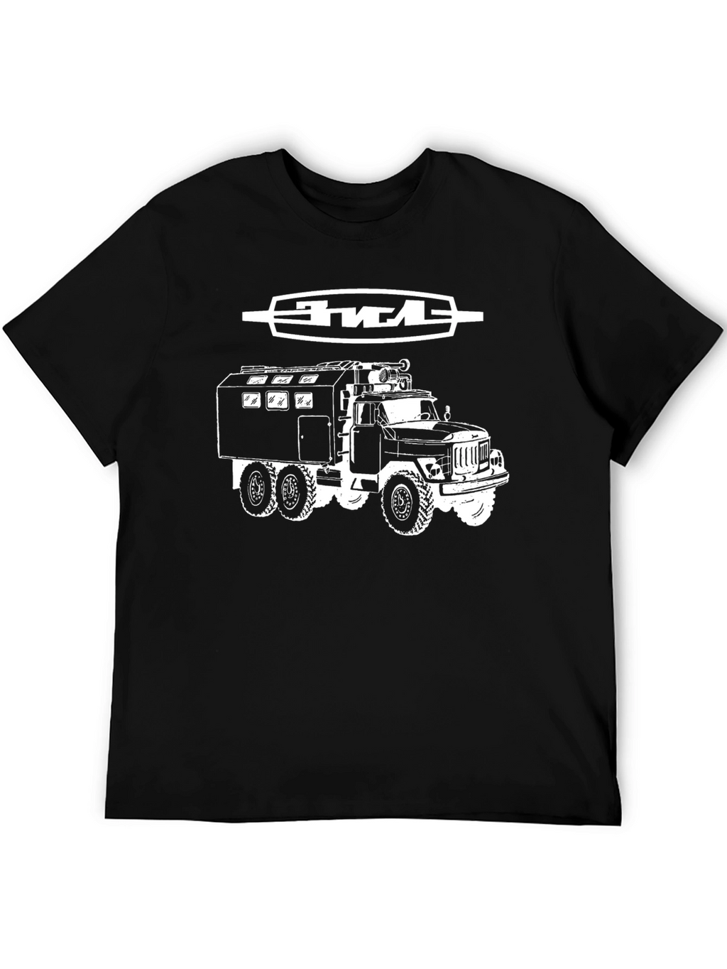 ZIL Truck Graphic Tee - Black