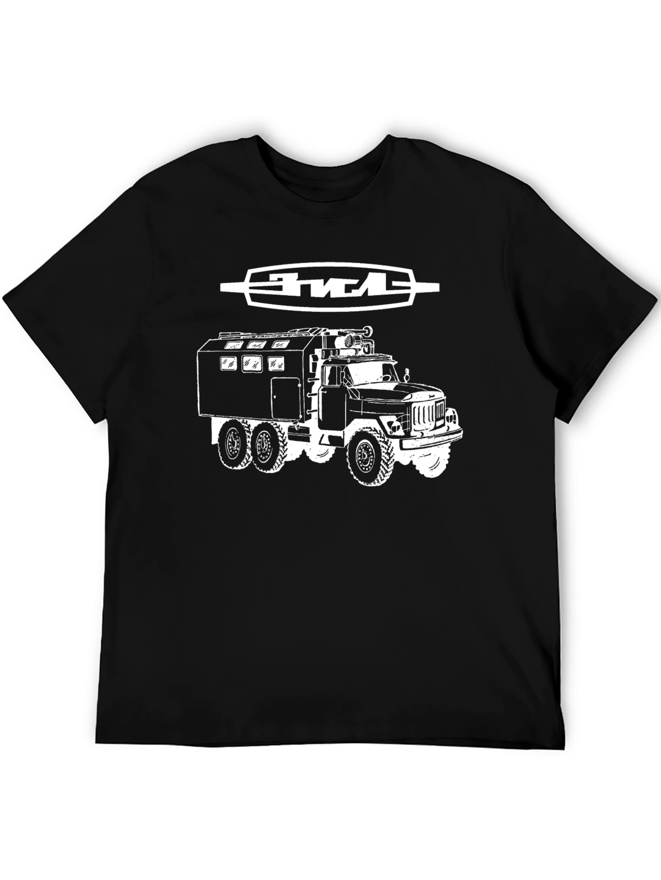 ZIL Truck Graphic Tee - Black