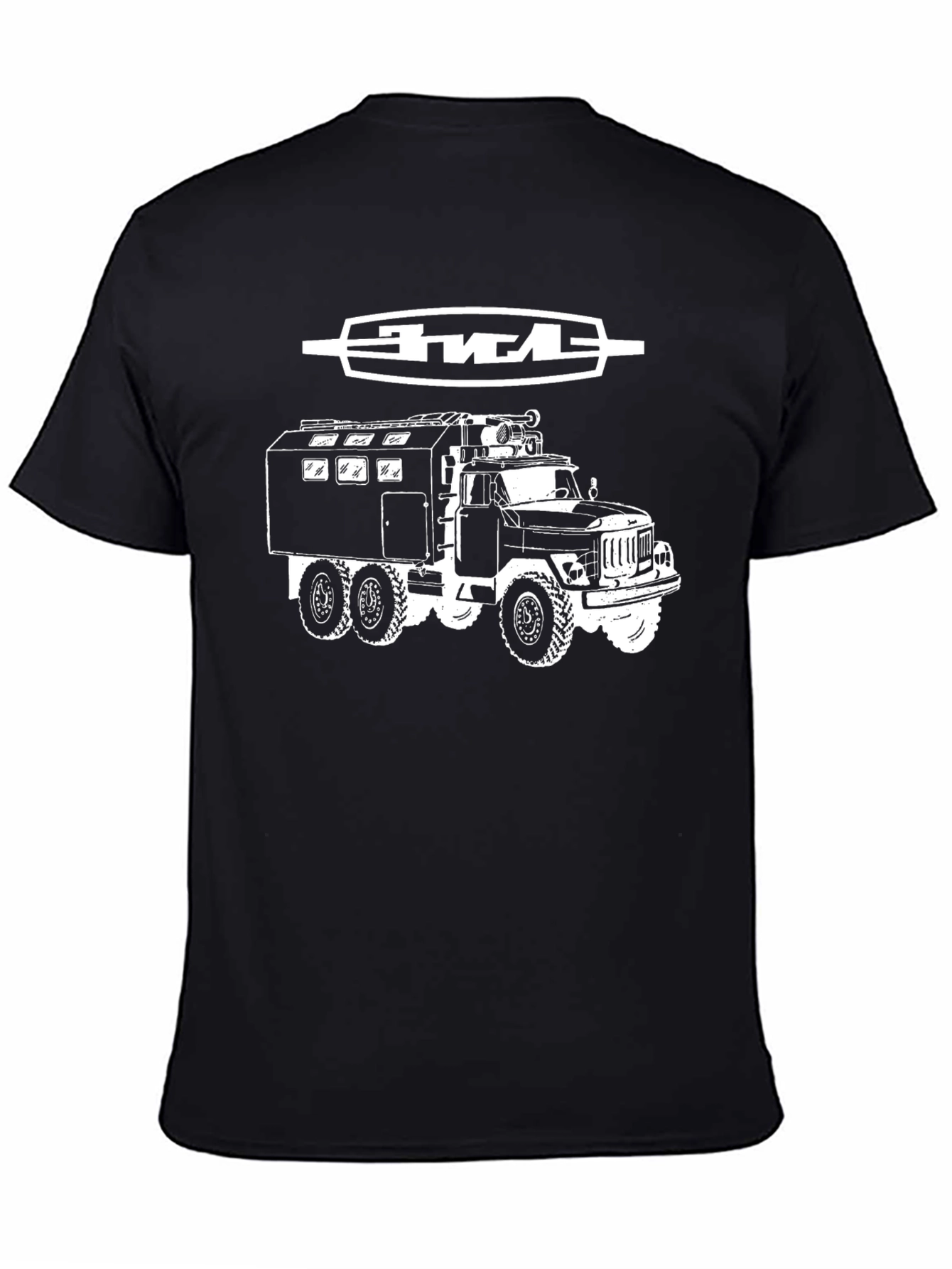 ZIL Truck Graphic Tee - Black