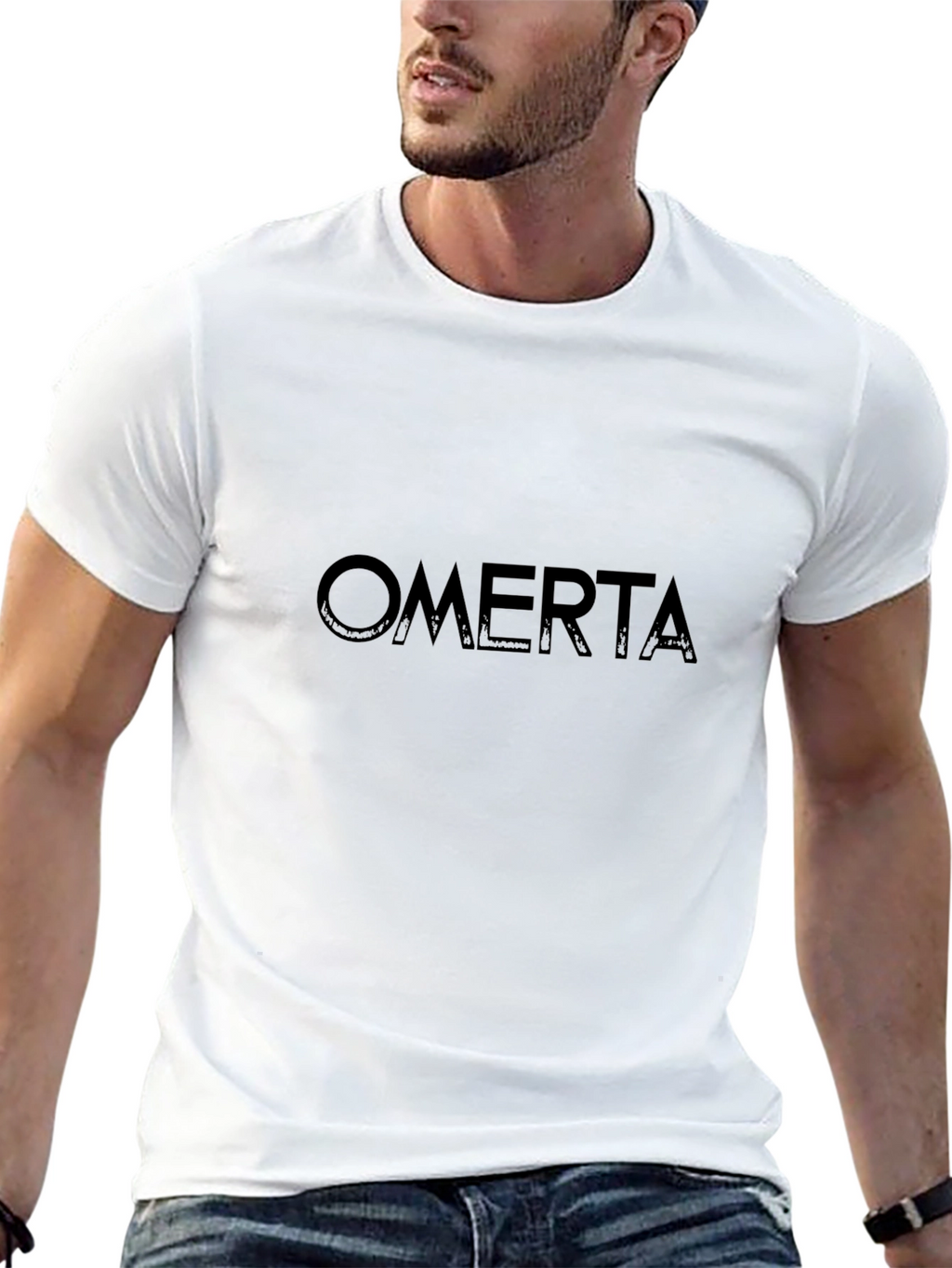 Omerta Graphic Tee - Stylish Black T-Shirt