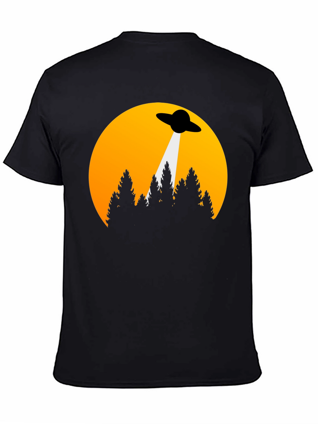 UFO Abduction Graphic Tee - Sci-Fi T-Shirt