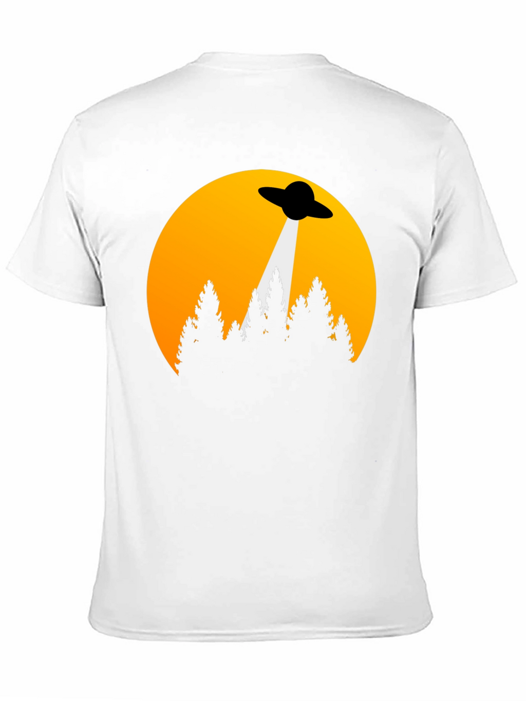 UFO Abduction Graphic Tee - Sci-Fi T-Shirt