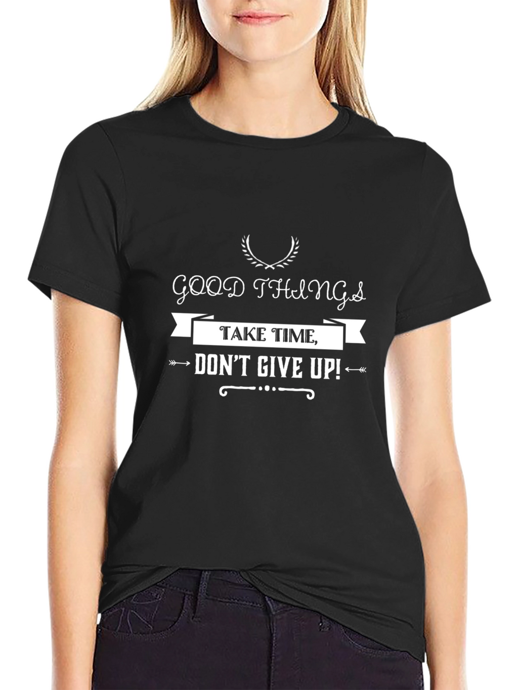 Motivational Graphic Tee - Good Things Take Time