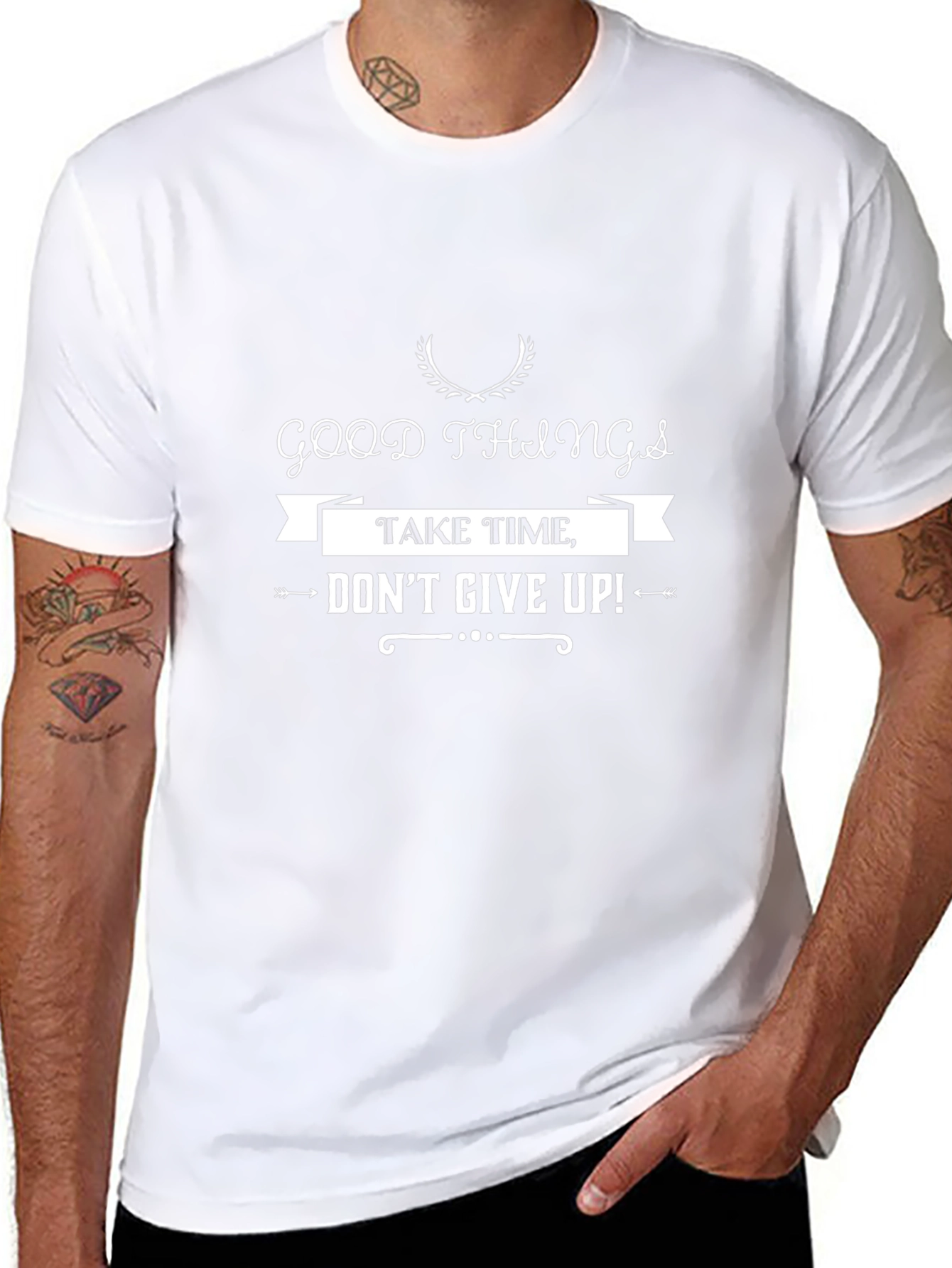 Motivational Graphic Tee - Good Things Take Time
