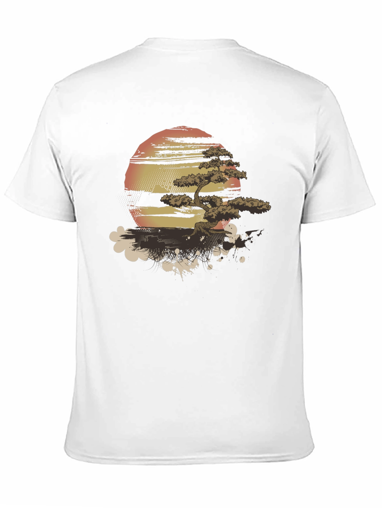 Zen Sunset Bonsai T-Shirt - Graphic Tee