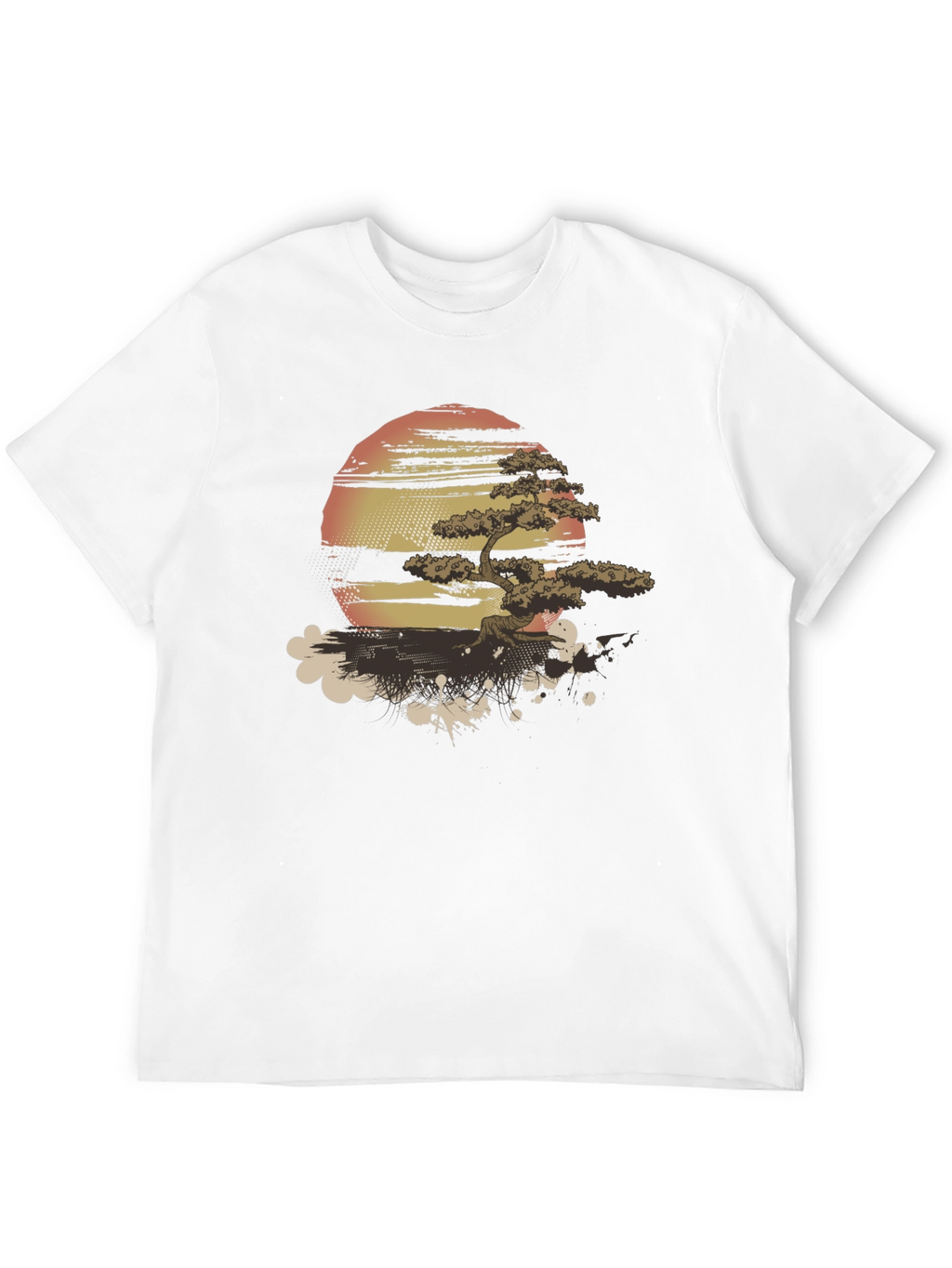 Zen Sunset Bonsai T-Shirt - Graphic Tee