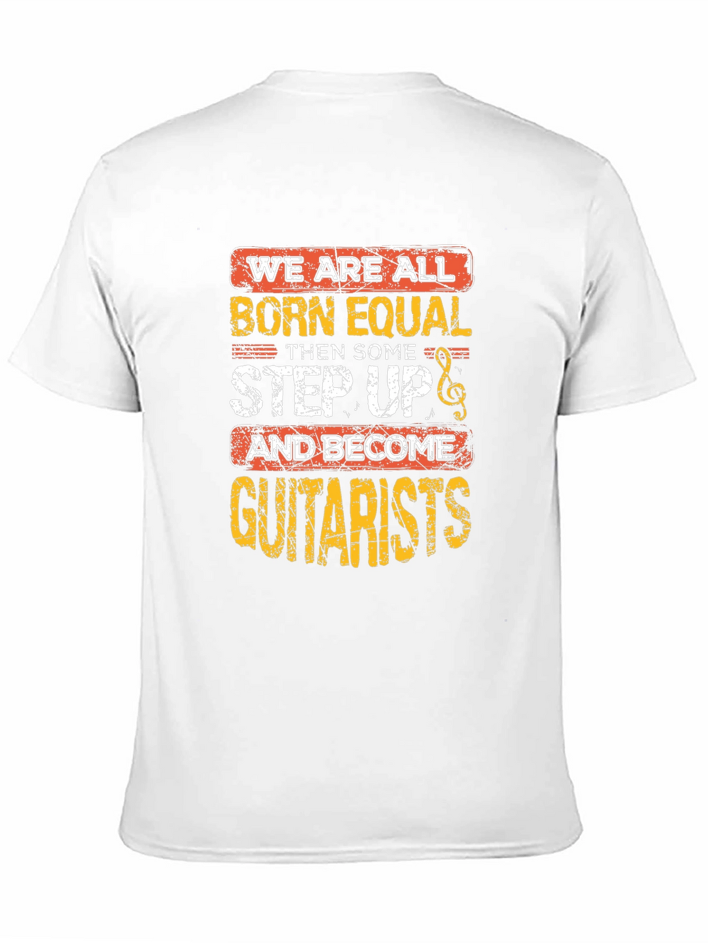 Born Equal Guitarist Black T-Shirt