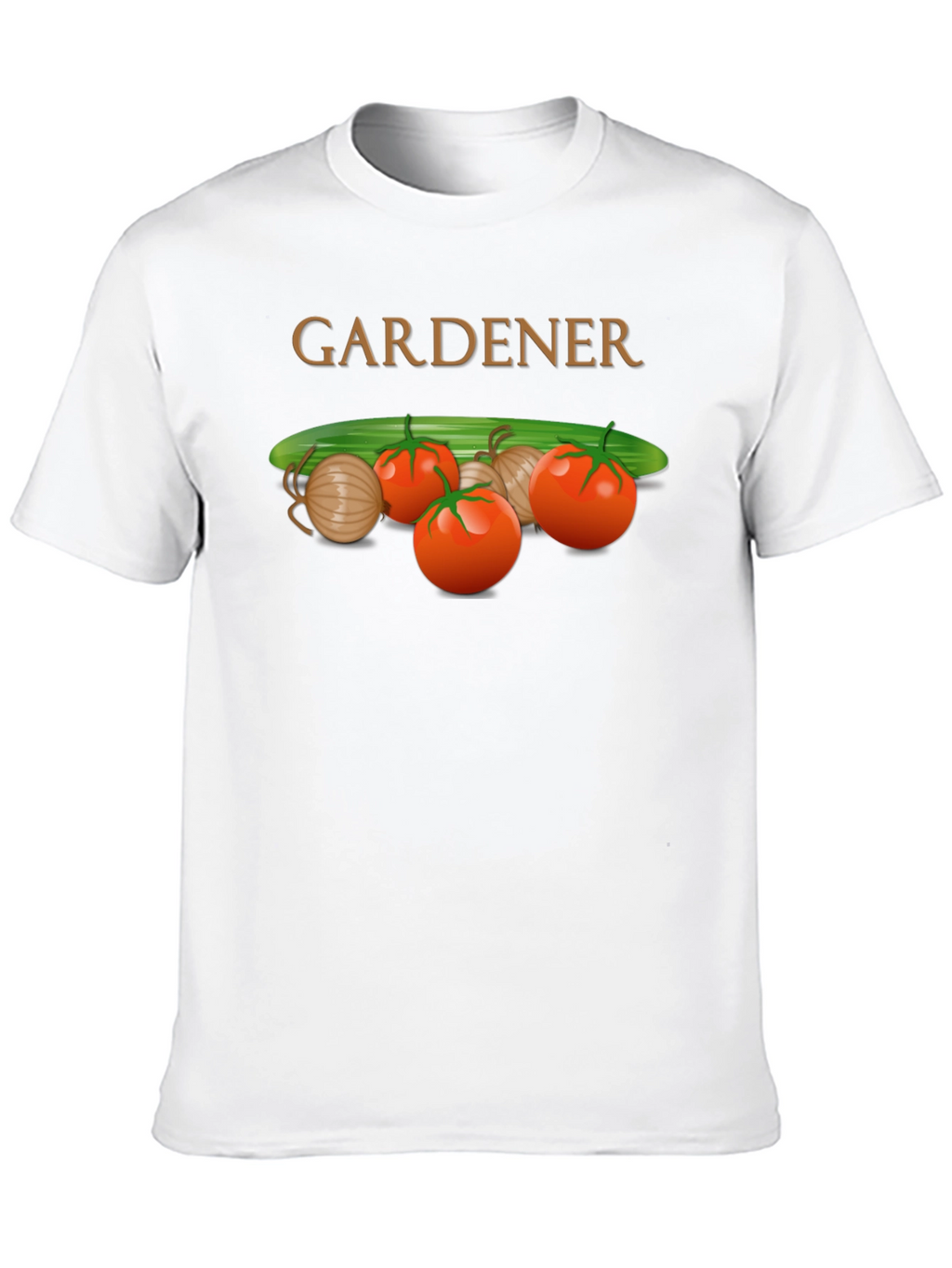 Gardener T-Shirt - Fresh Vegetable Design