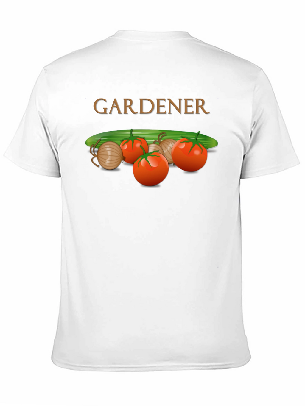 Gardener T-Shirt - Fresh Vegetable Design