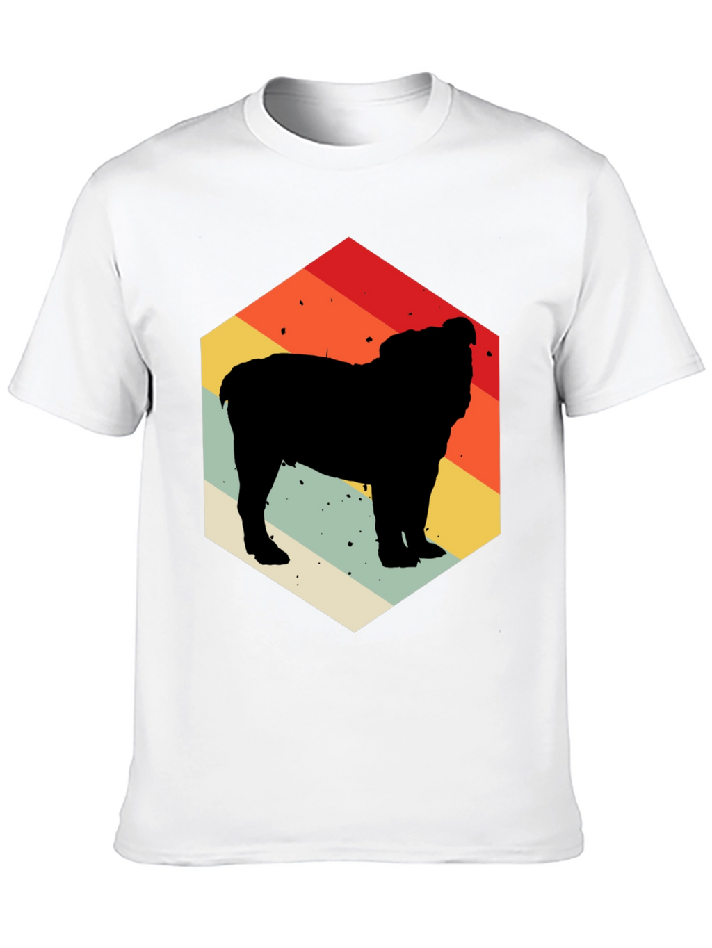 Retro Bulldog Silhouette Tee