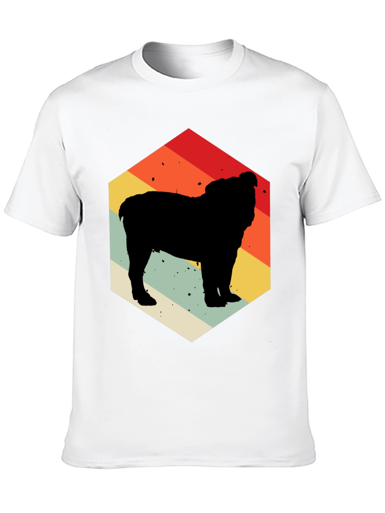 Retro Bulldog Silhouette Tee