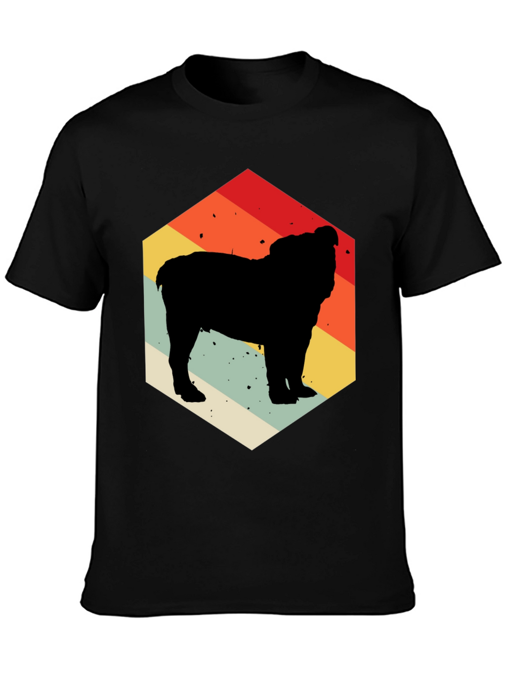 Retro Bulldog Silhouette Tee