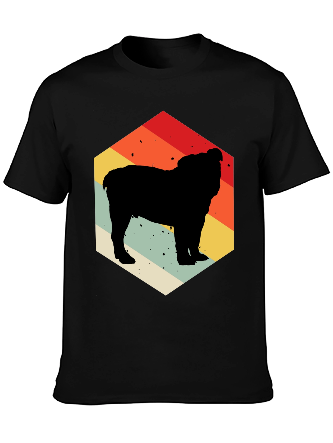 Retro Bulldog Silhouette Tee