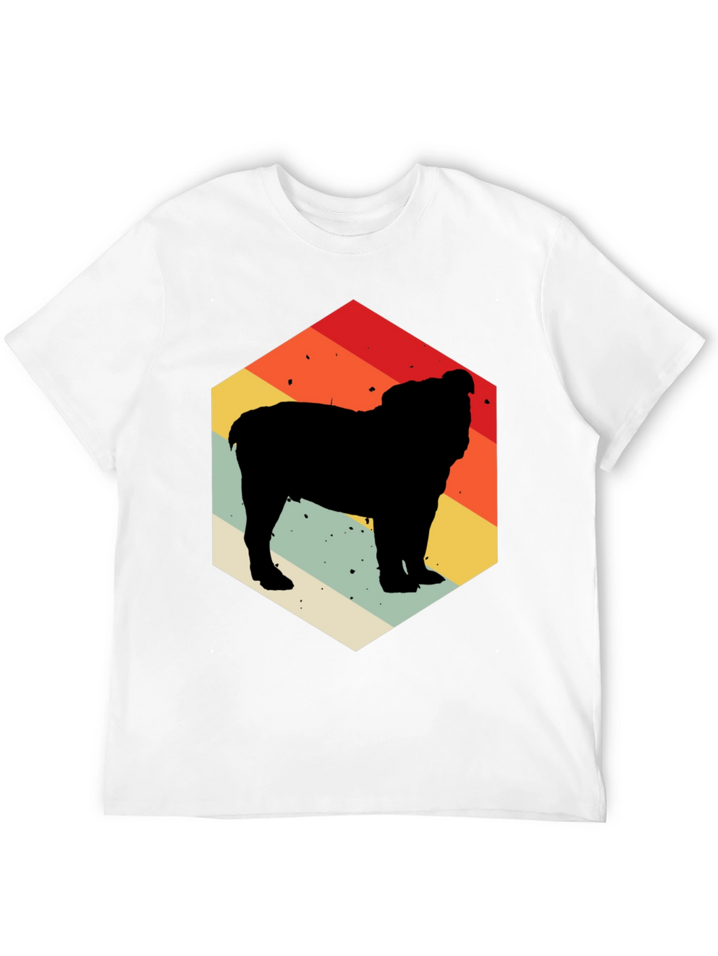 Retro Bulldog Silhouette Tee