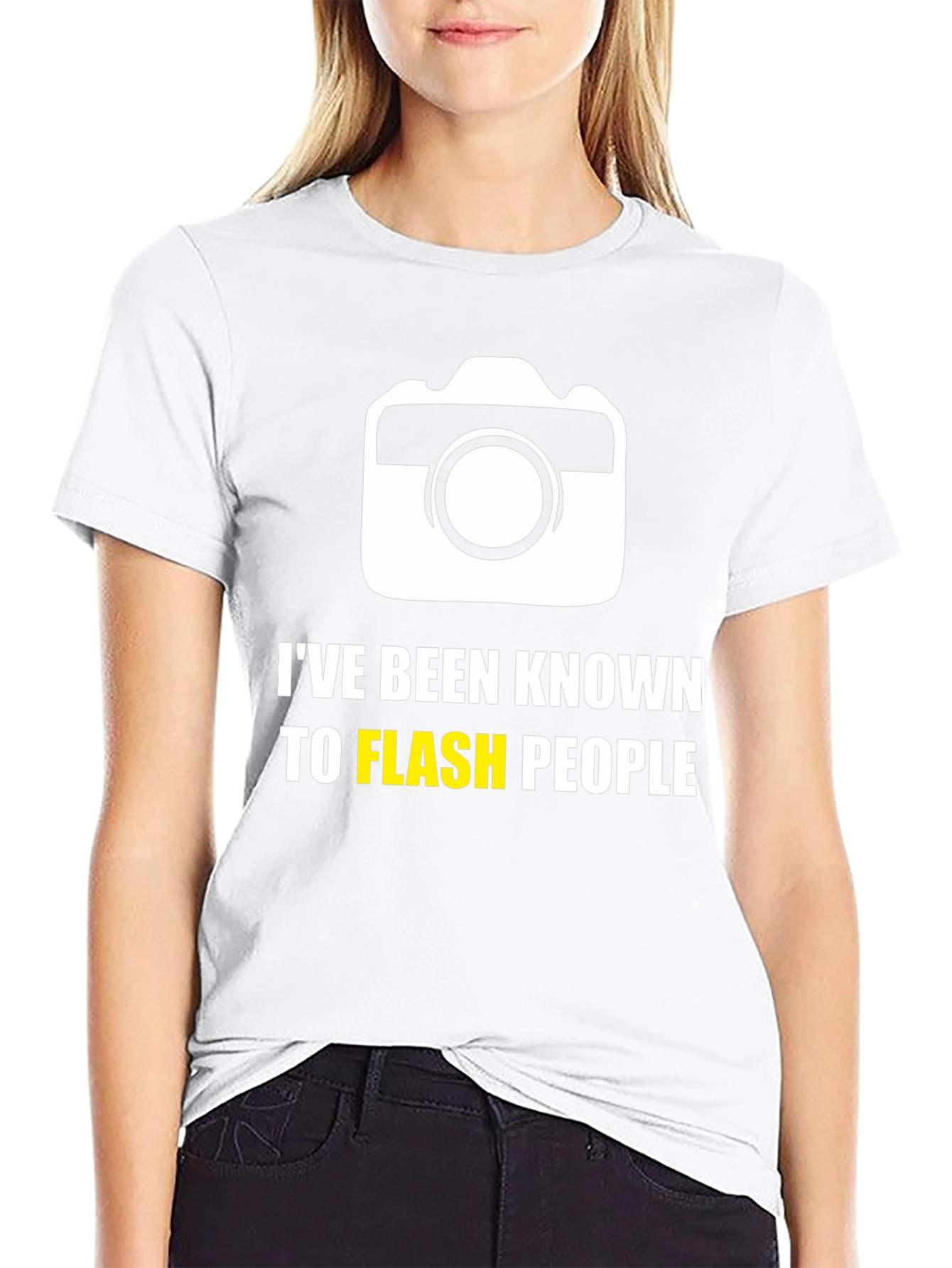 Funny Camera T-Shirt - Ive Been Known To Flash People