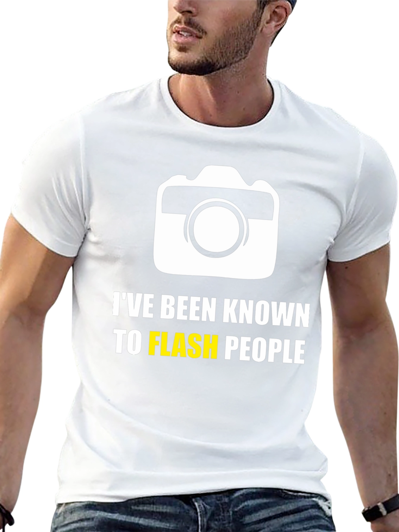 Funny Camera T-Shirt - Ive Been Known To Flash People