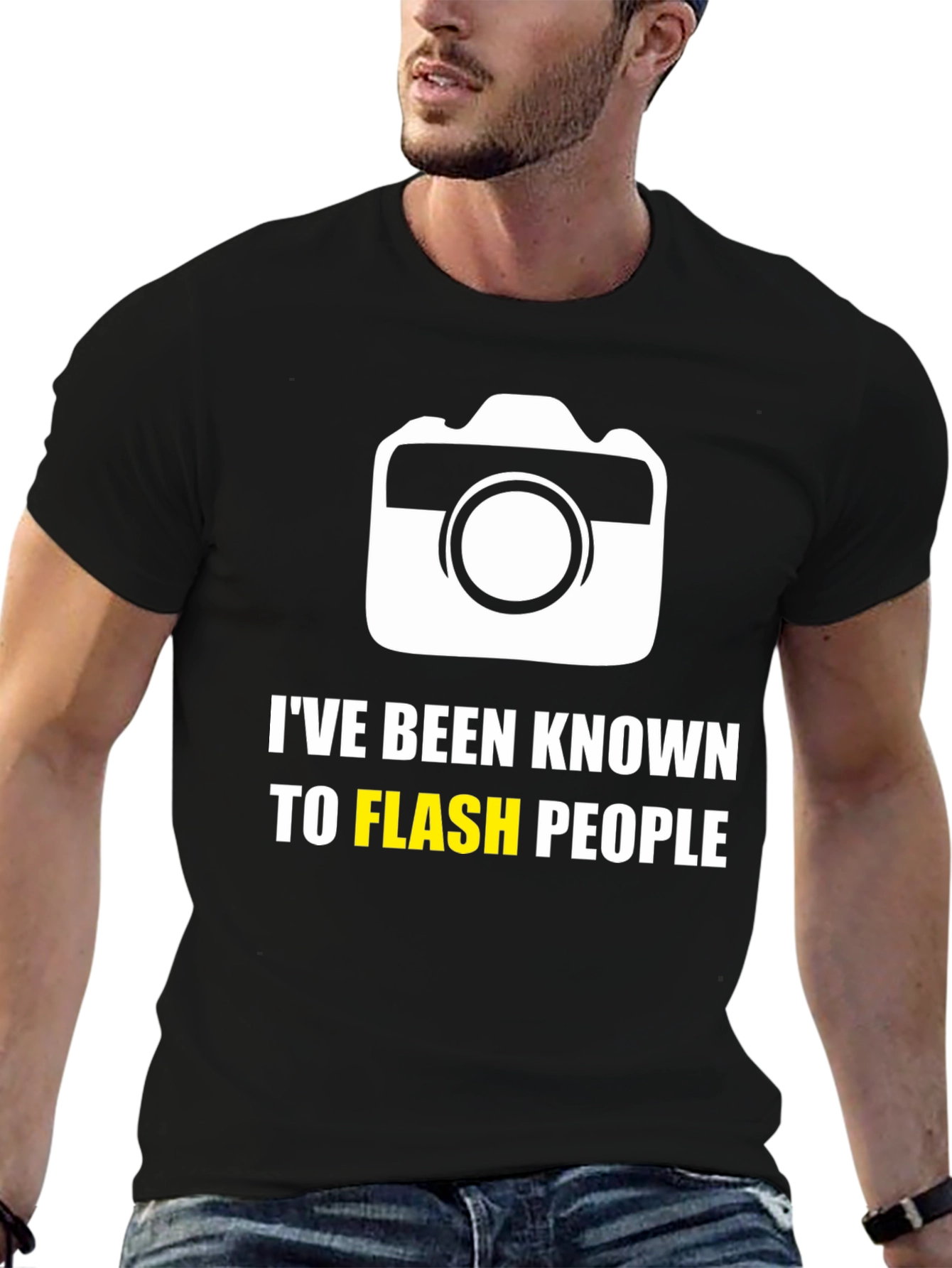 Funny Camera T-Shirt - Ive Been Known To Flash People