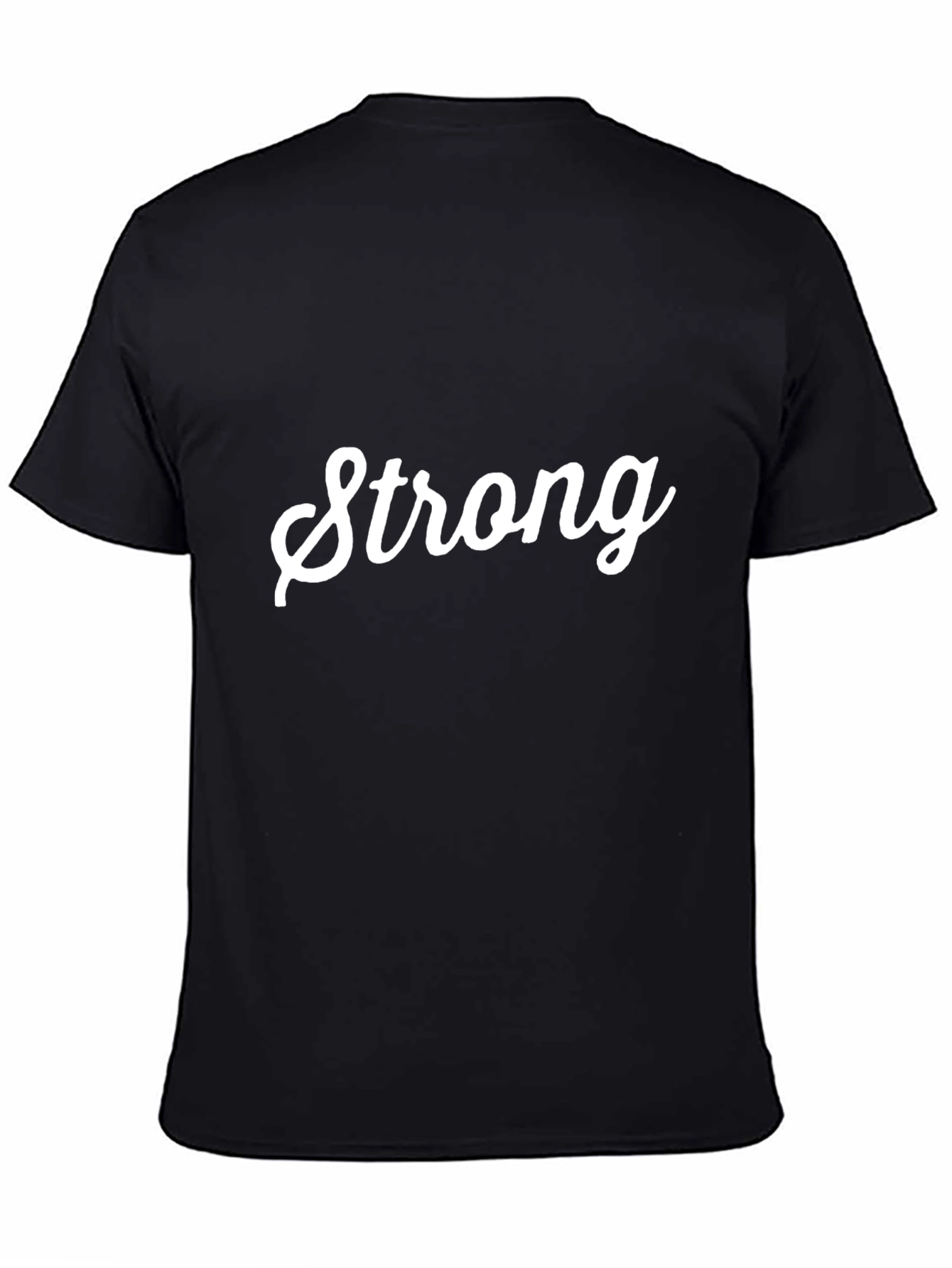Strong Graphic Tee - Mens Black T-Shirt