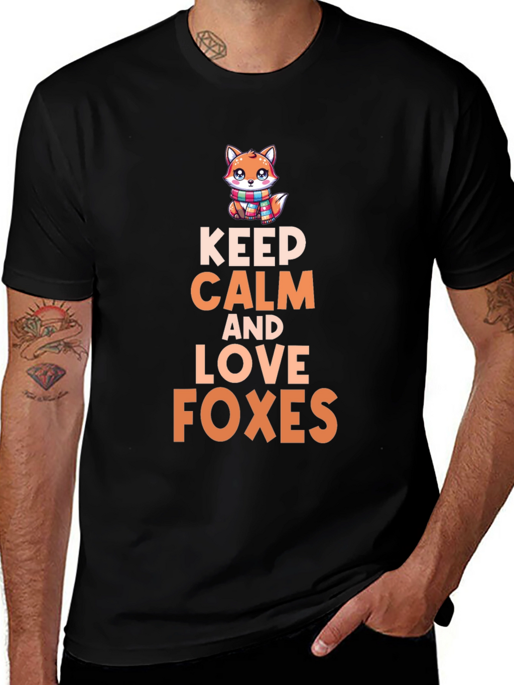 Keep Calm and Love Foxes T-Shirt