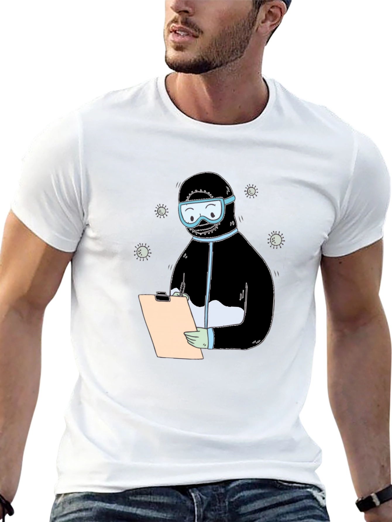 Cartoon Hazmat T-Shirt