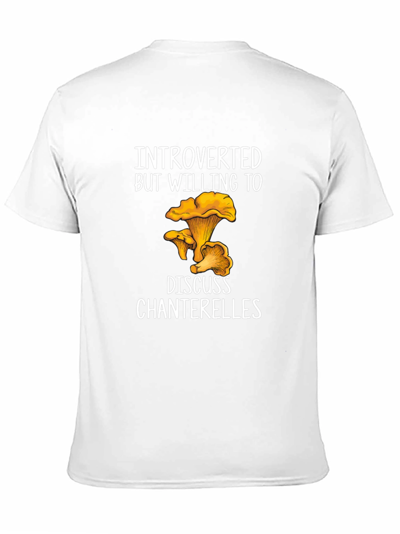 Introverted Chanterelle T-Shirt - Fungi Lover Tee