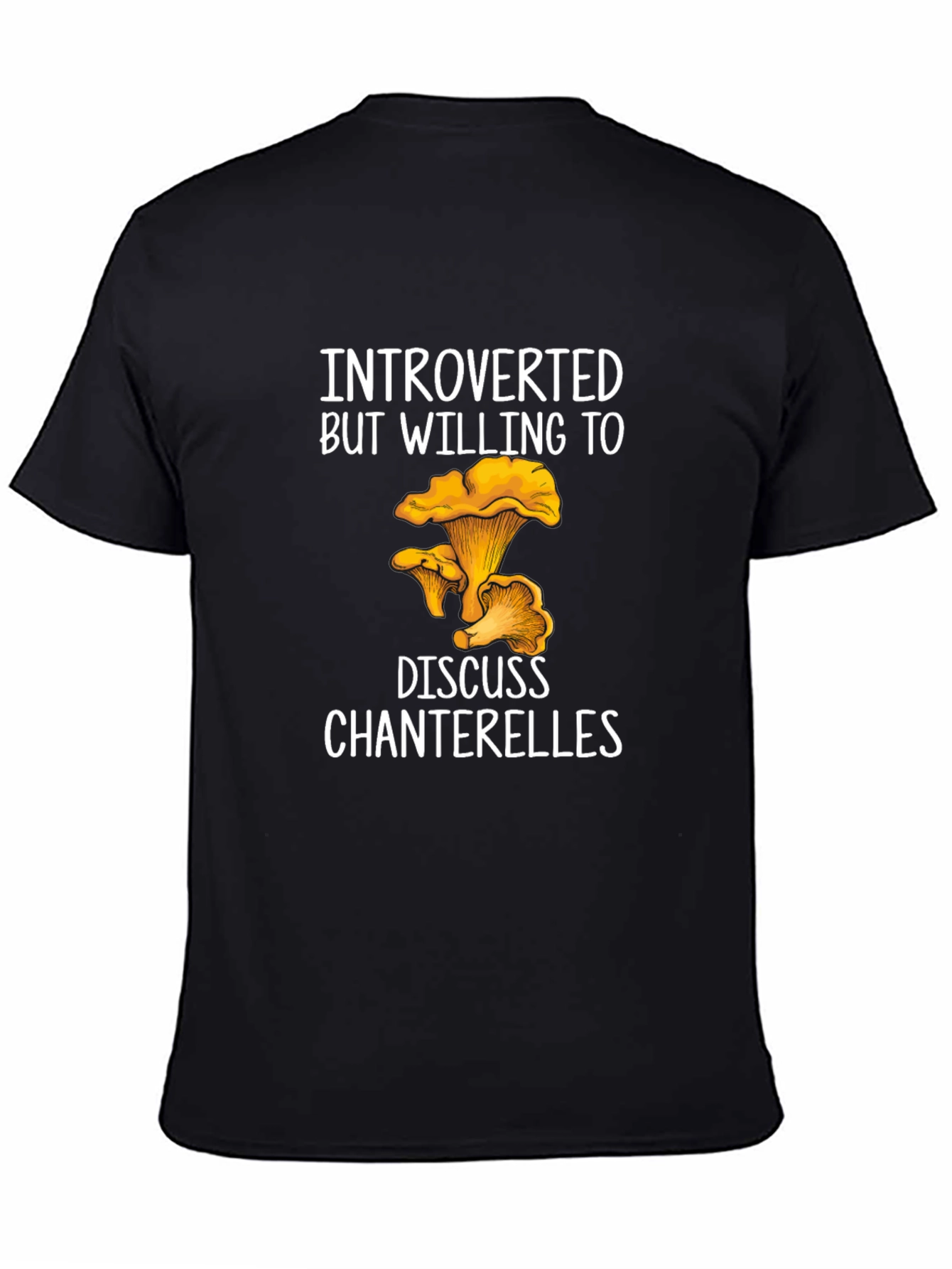 Introverted Chanterelle T-Shirt - Fungi Lover Tee