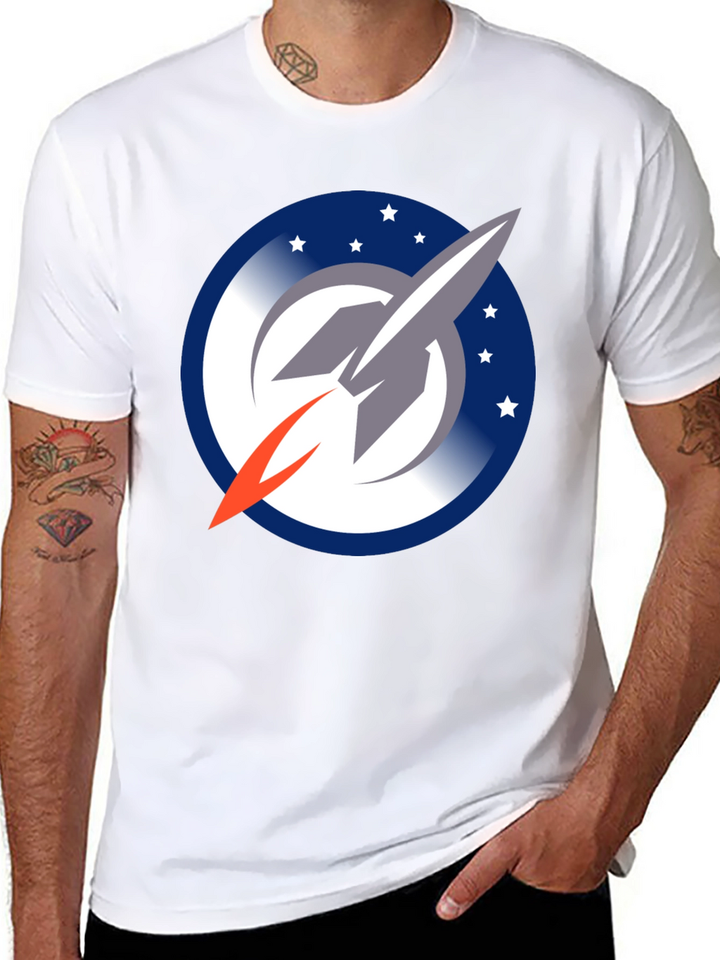 Rocket Launch Graphic Tee - Space Adventure Shirt