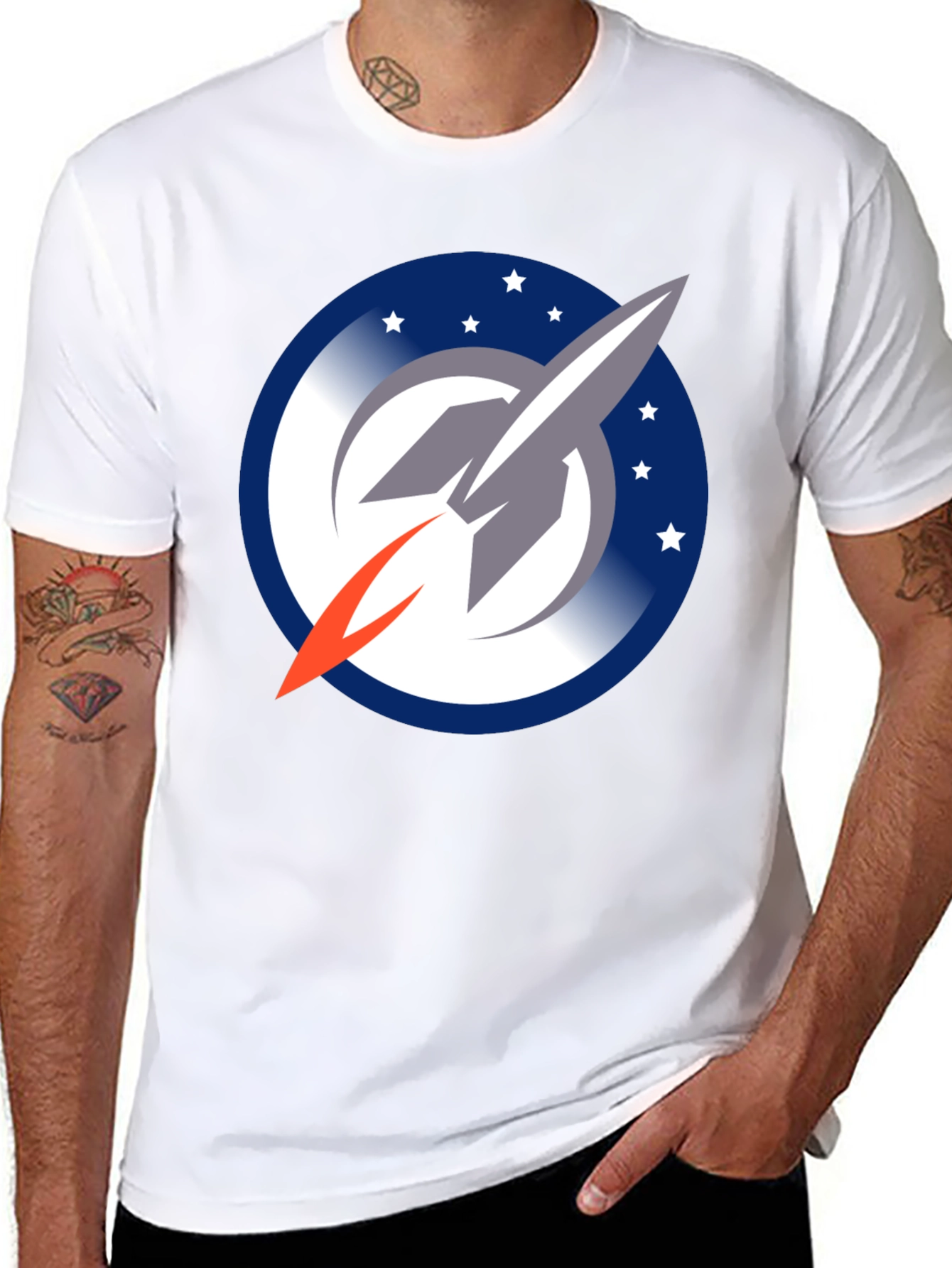Rocket Launch Graphic Tee - Space Adventure Shirt