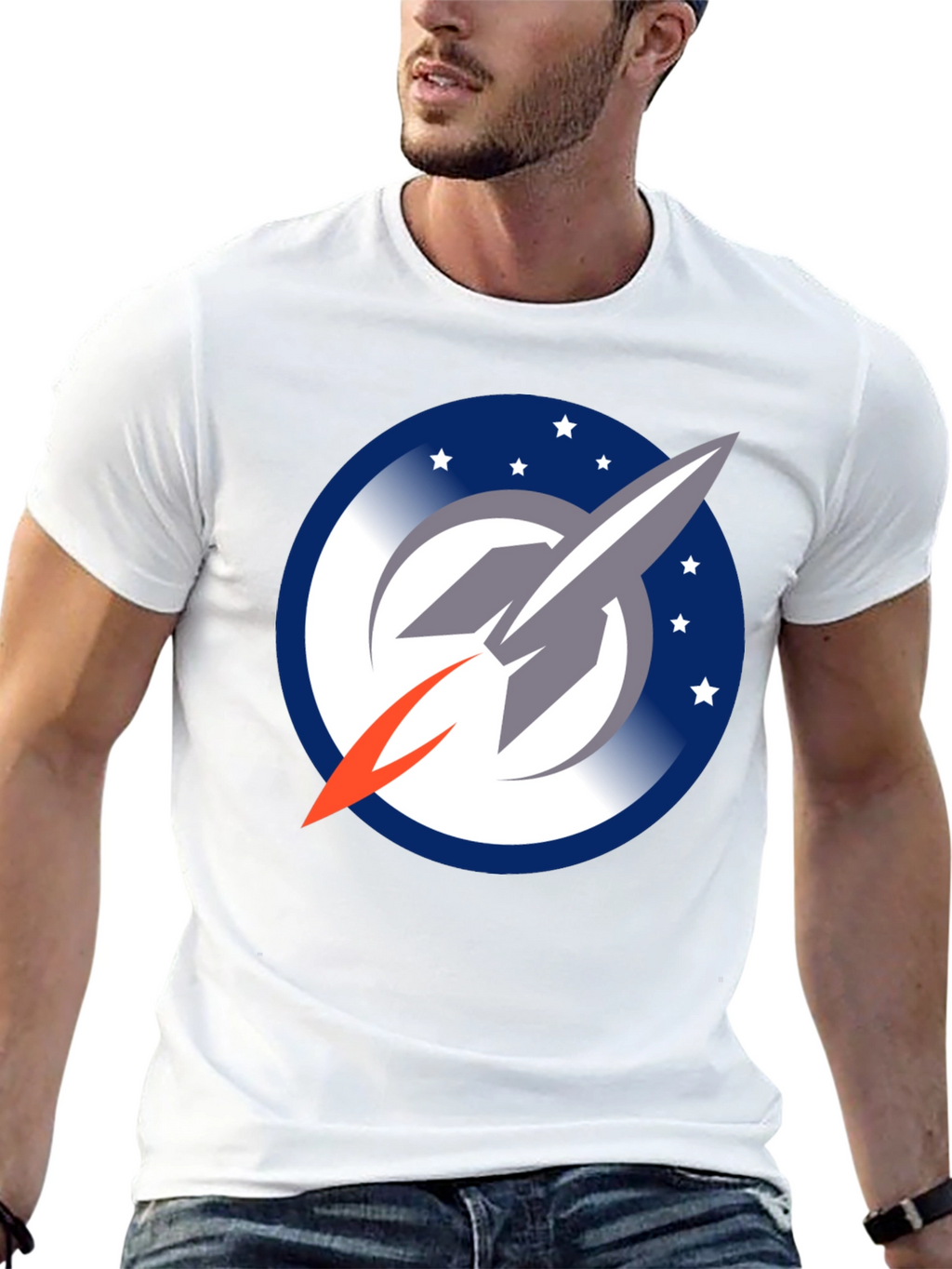 Rocket Launch Graphic Tee - Space Adventure Shirt