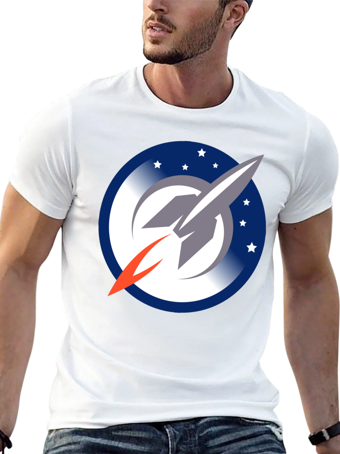 Rocket Launch Graphic Tee - Space Adventure Shirt