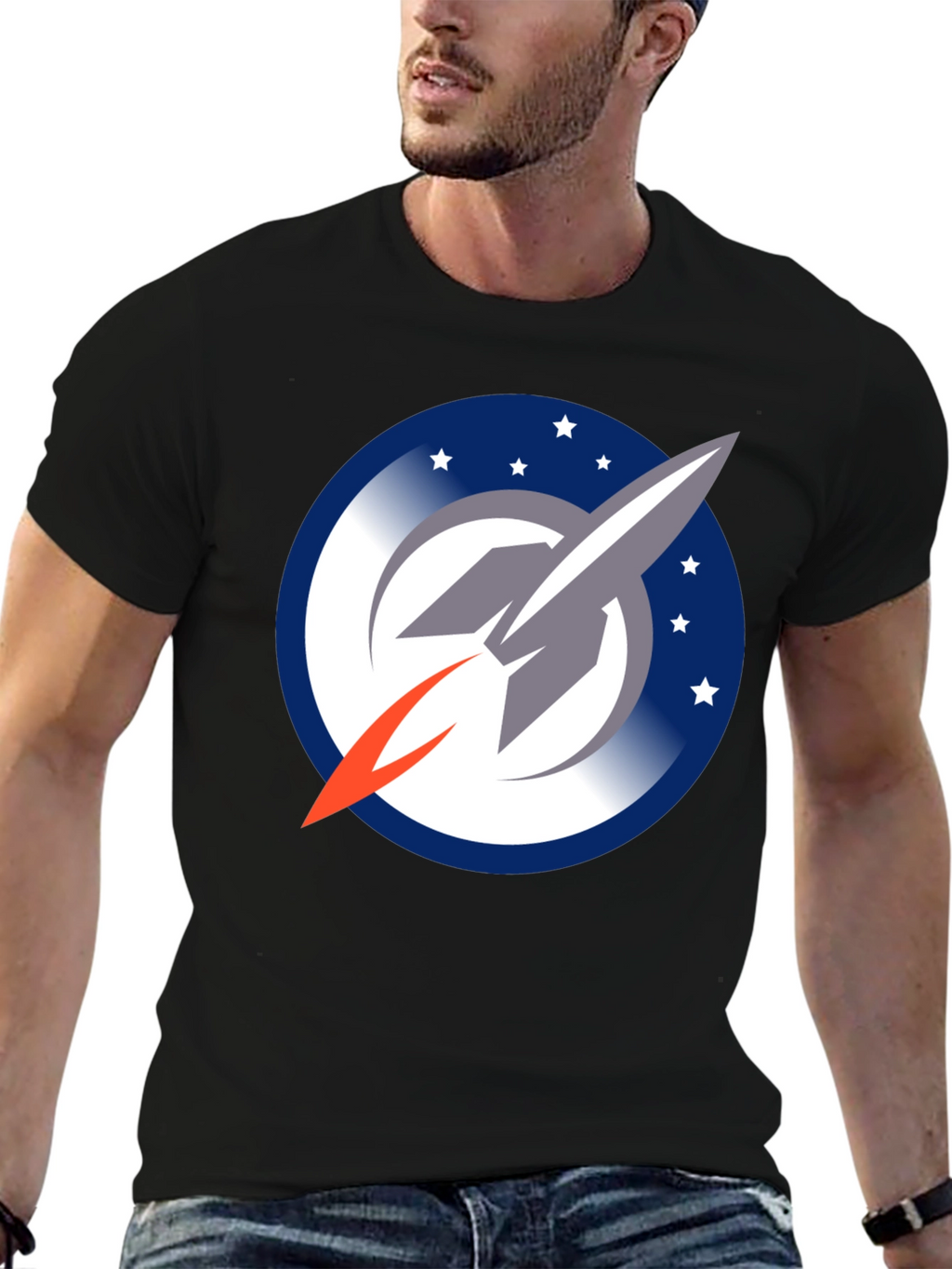 Rocket Launch Graphic Tee - Space Adventure Shirt